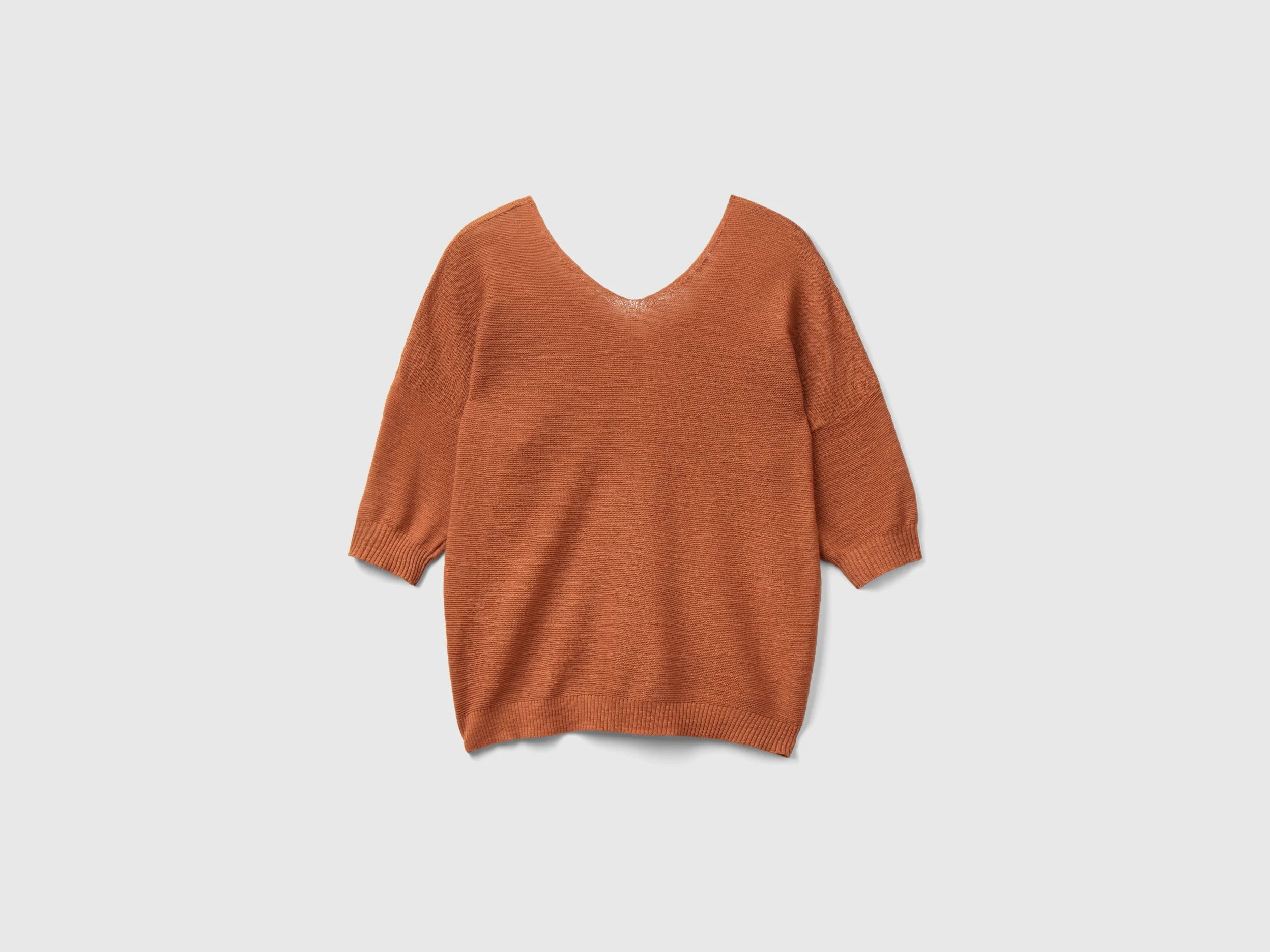 Maglia in misto cotone e lino - Image 2