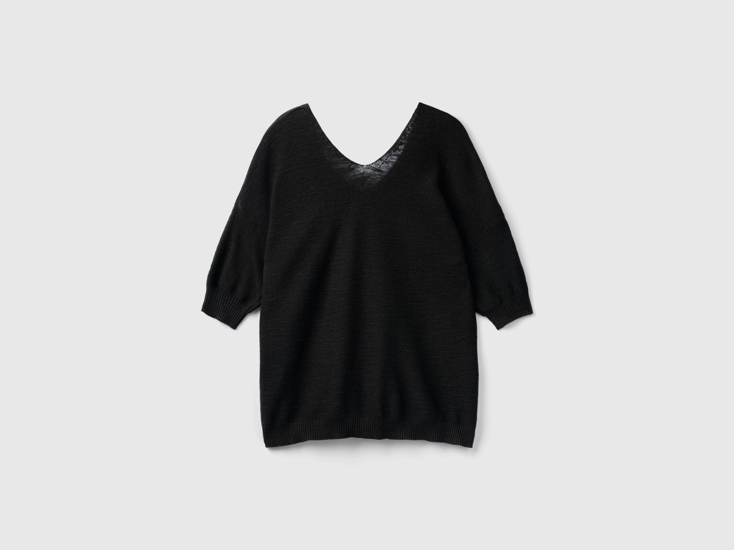 Maglia in misto cotone e lino - Image 2