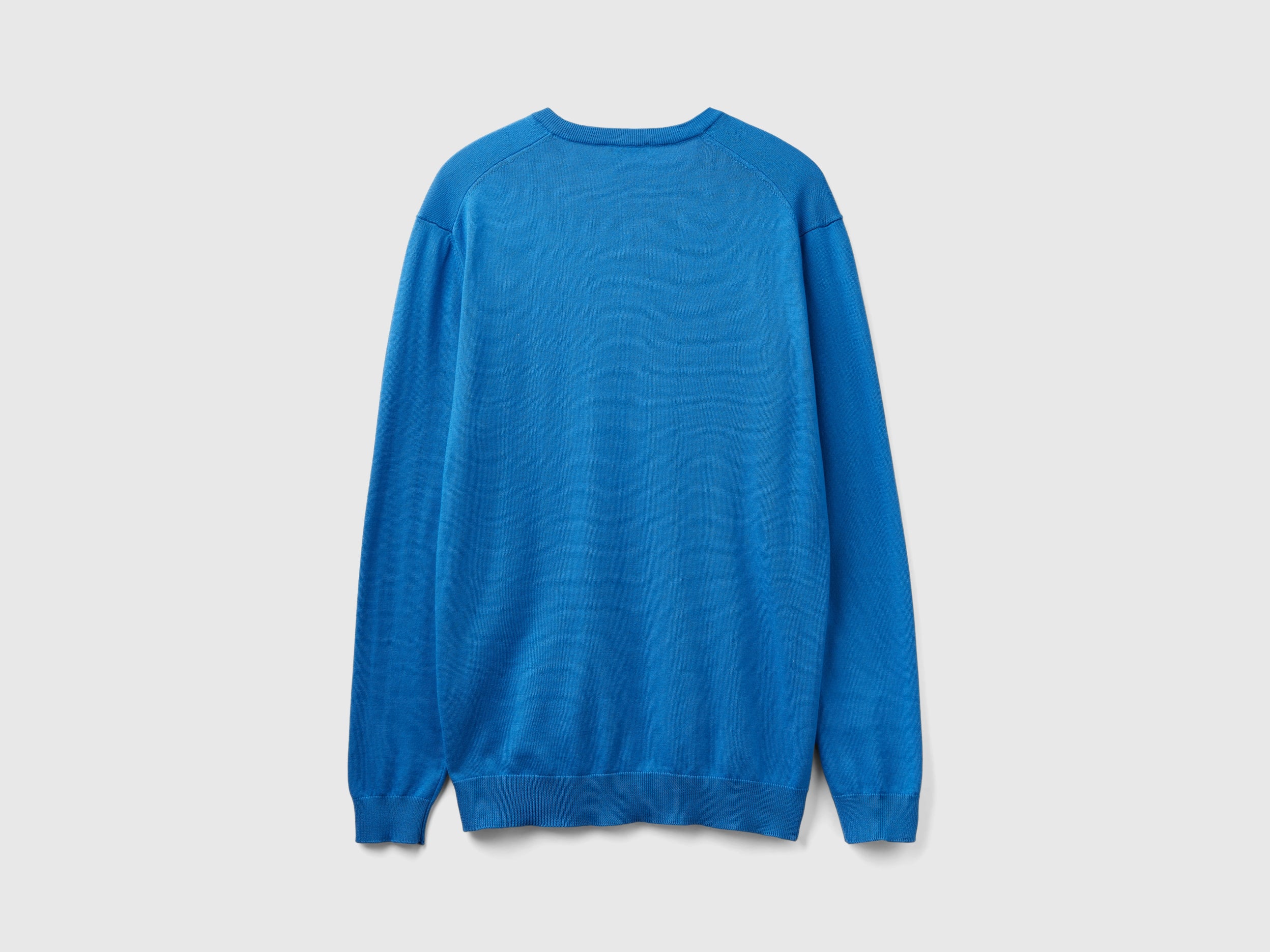 Maglia in puro cotone con scollo a V - Image 2