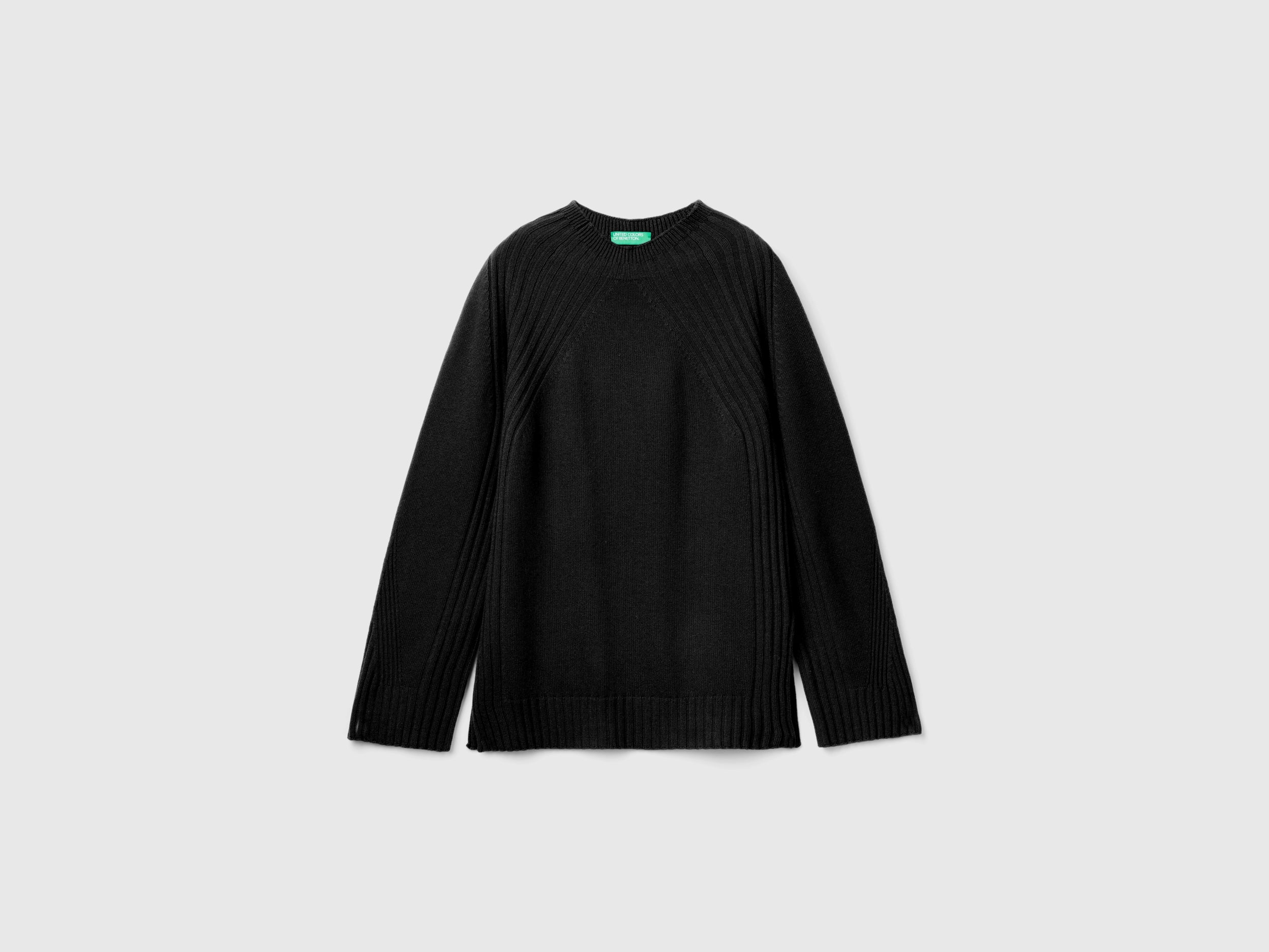 Maglia lupetto con spacchi