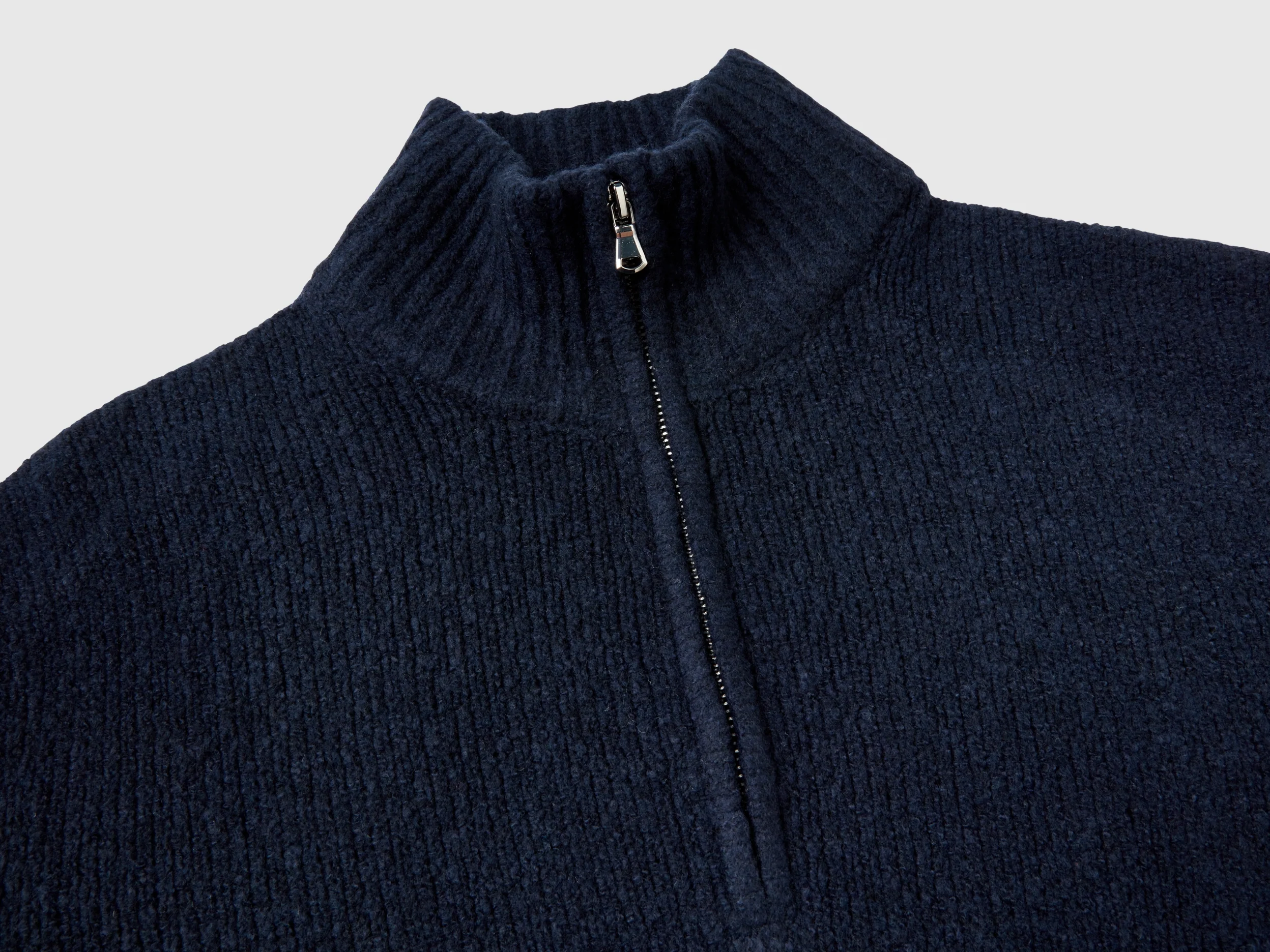 Maglia over fit con mezza zip - Image 3