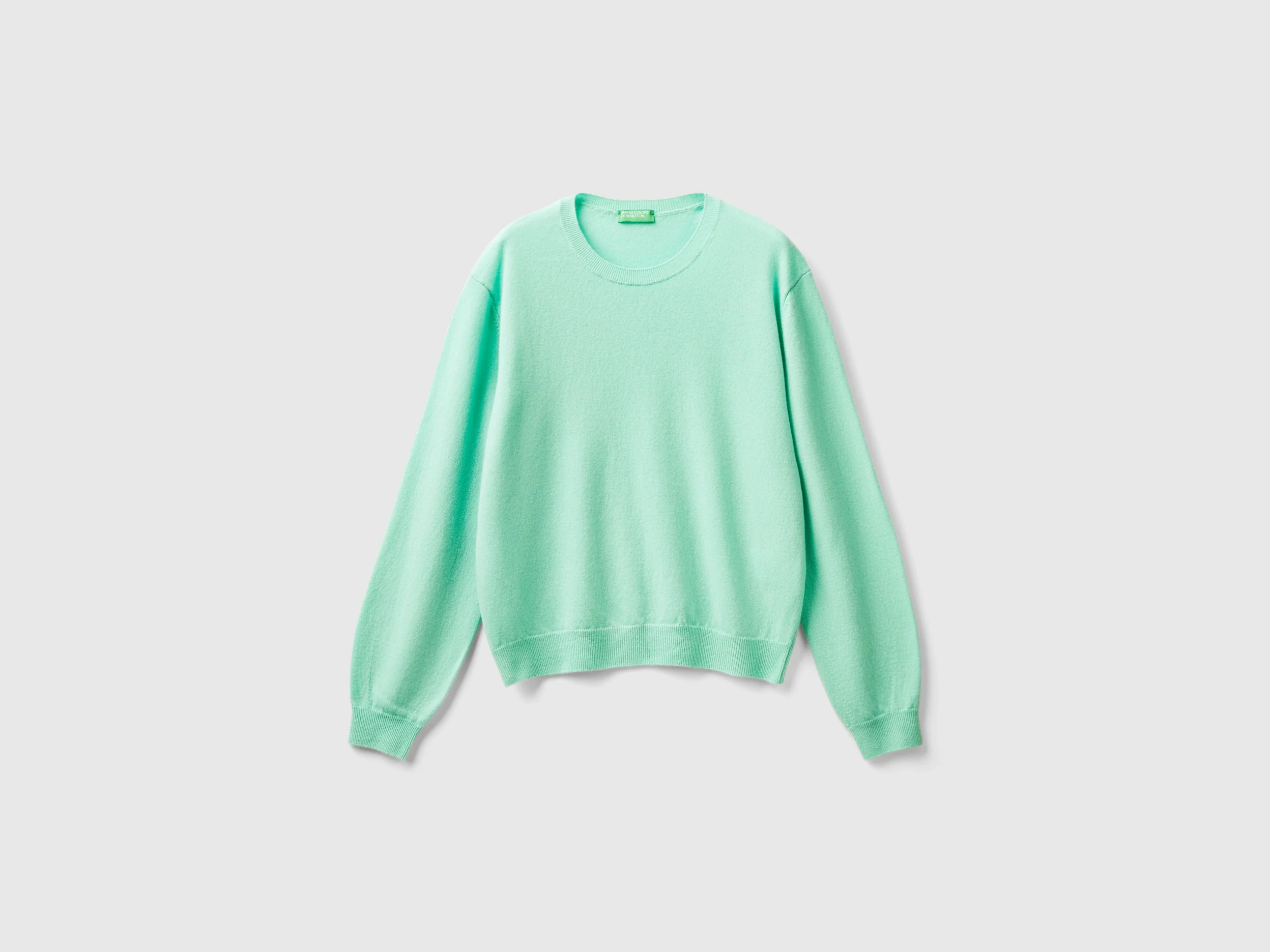 Maglia relaxed fit in pura lana Merino