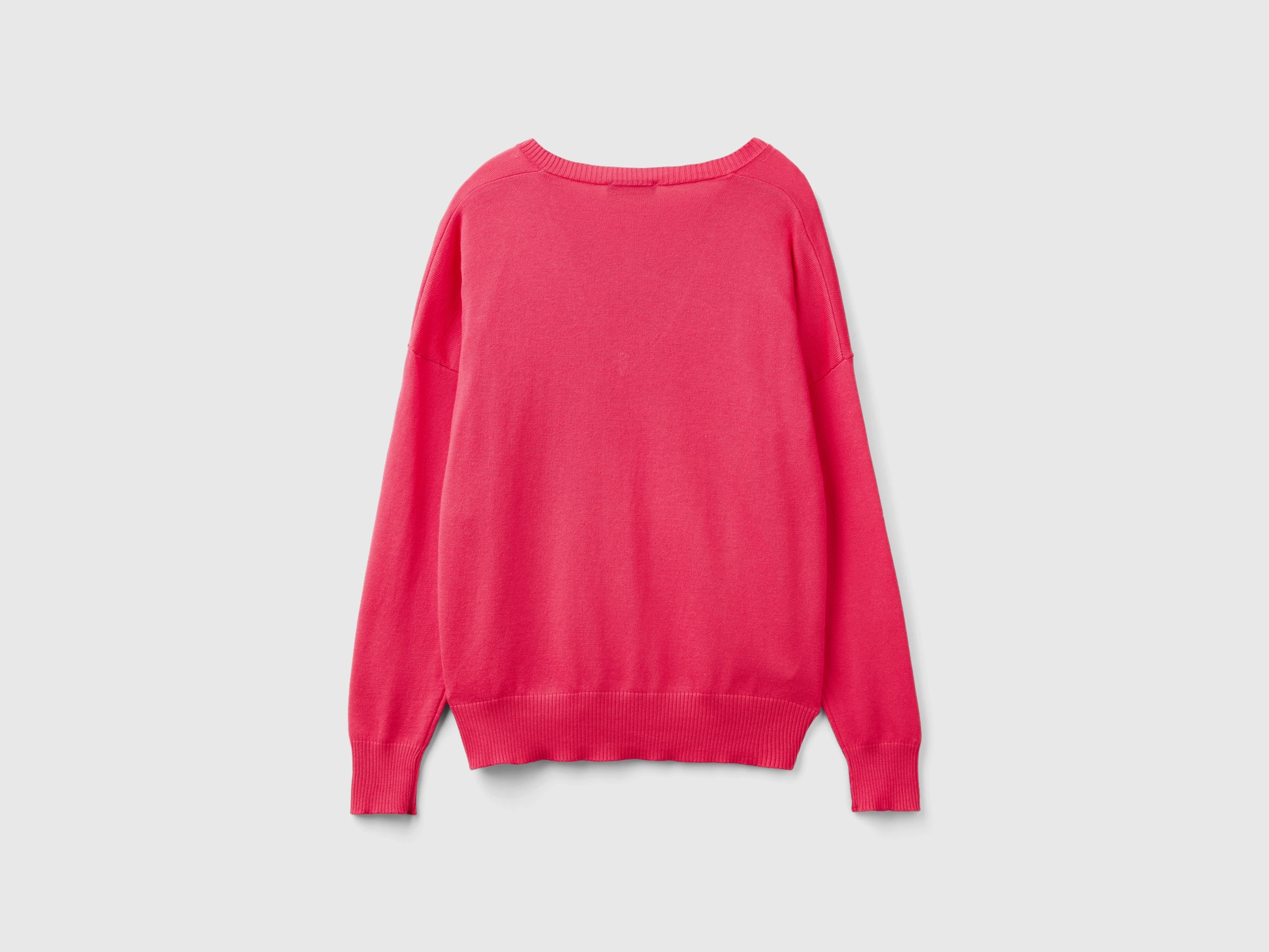 Maglia scollo a V in misto Modal - Image 2