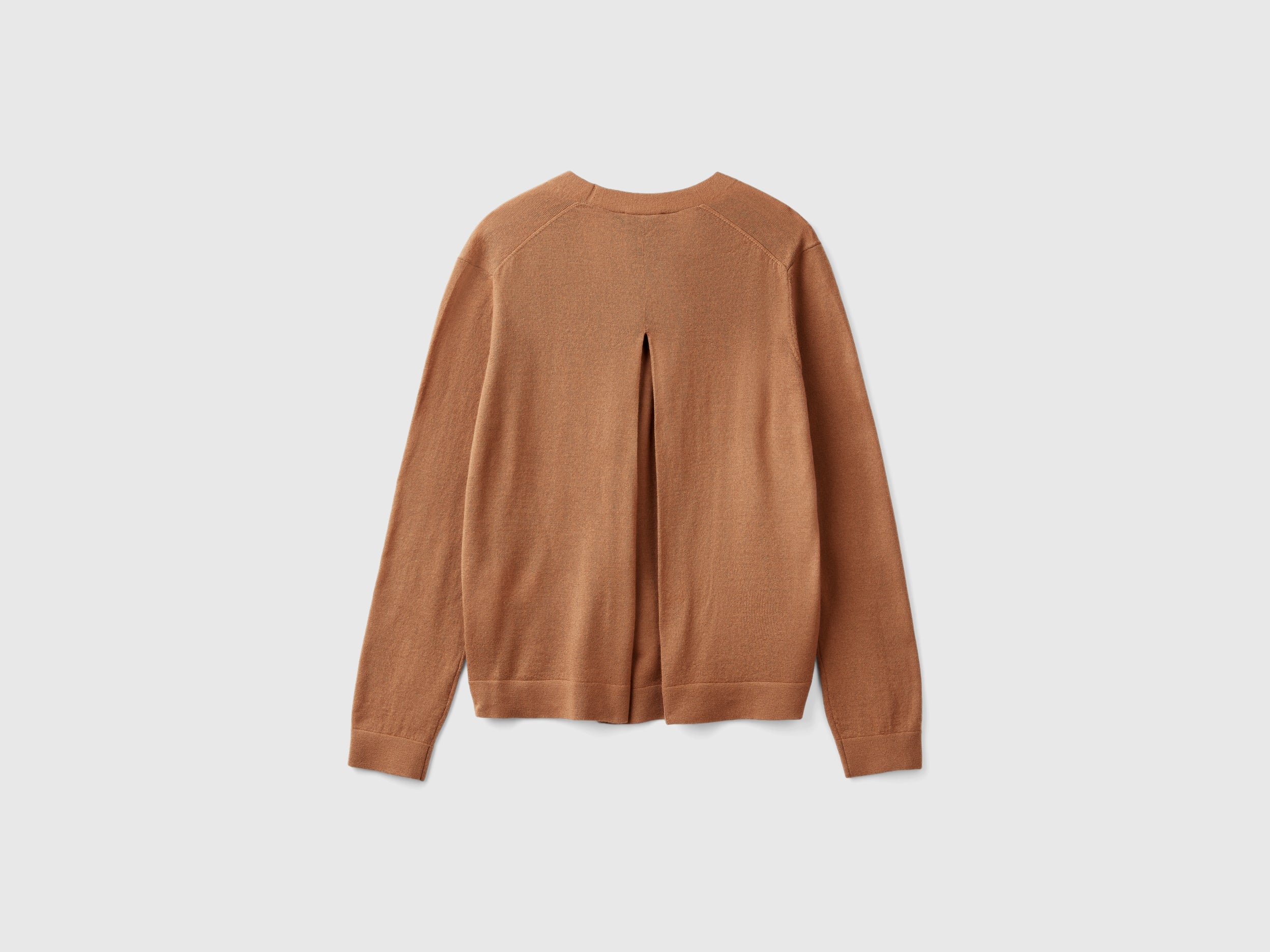 Maglia scollo a V in pura lana Merino - Image 2