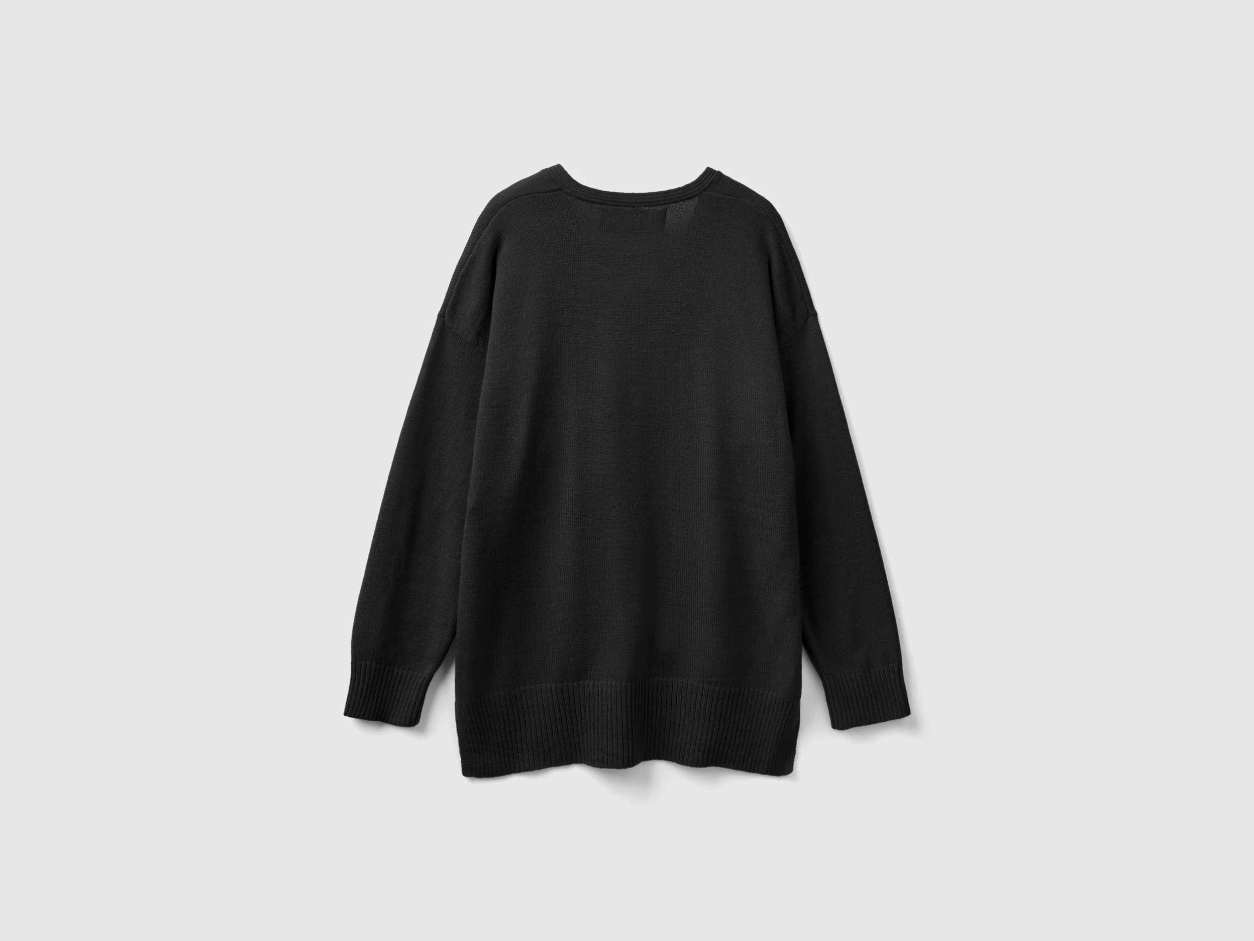 Maglia scollo a V over fit - Image 2