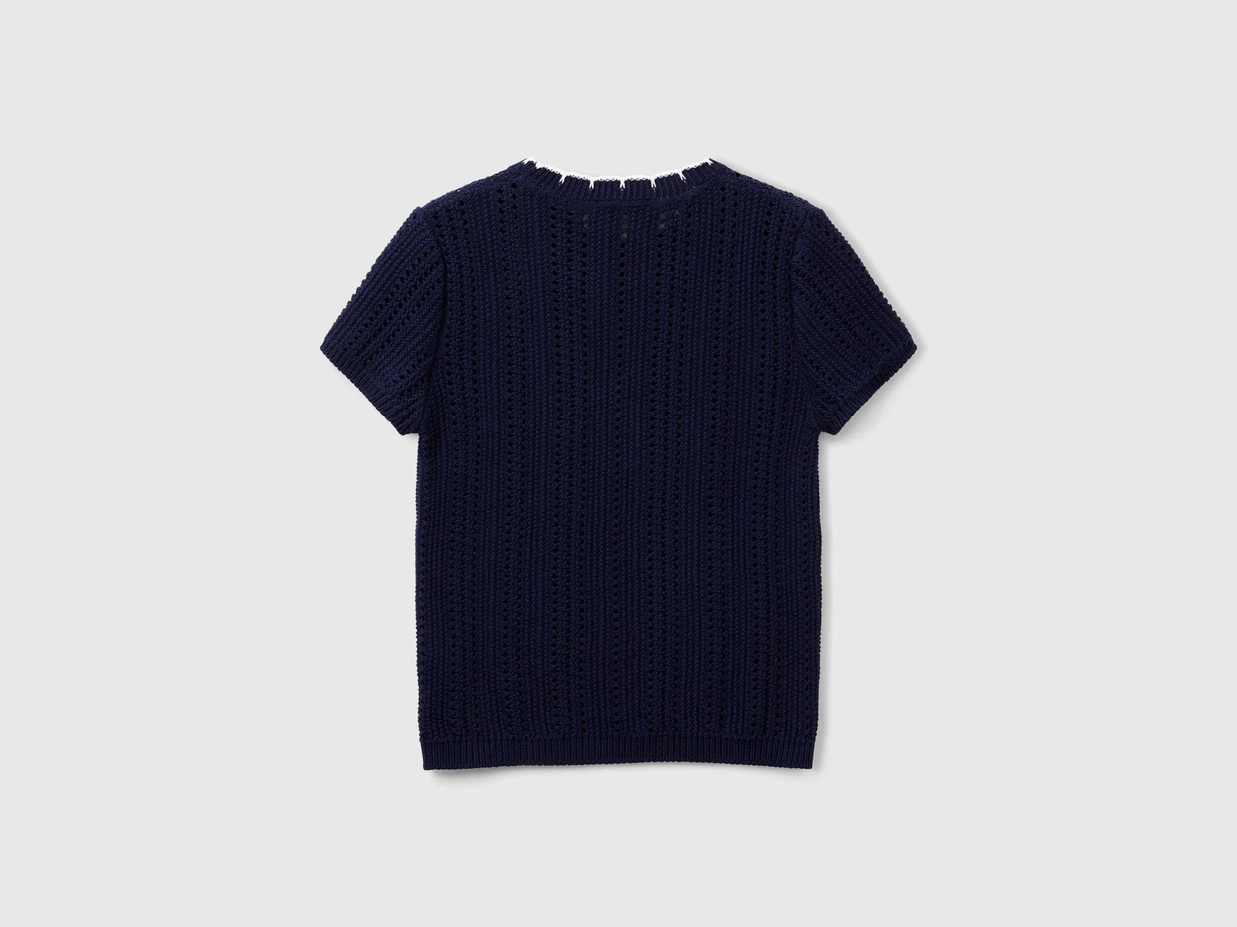 Maglia traforata in puro cotone - Image 2