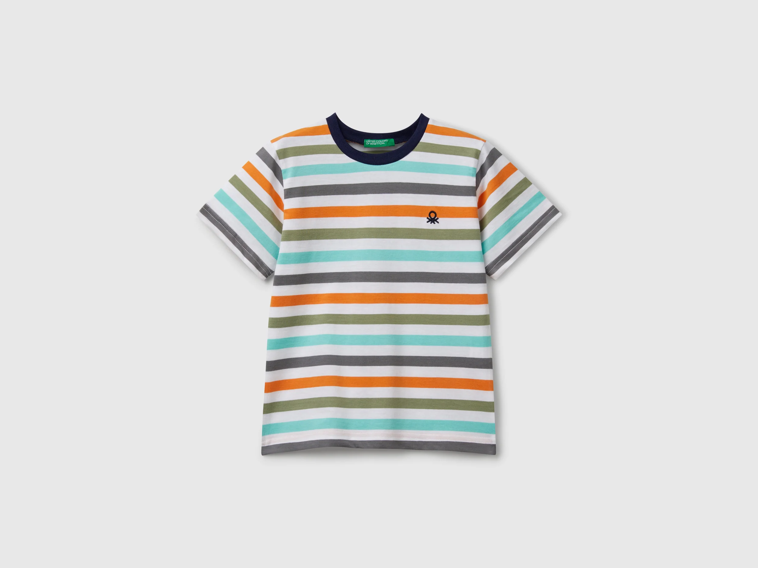 Maglietta a righe 100% cotone
