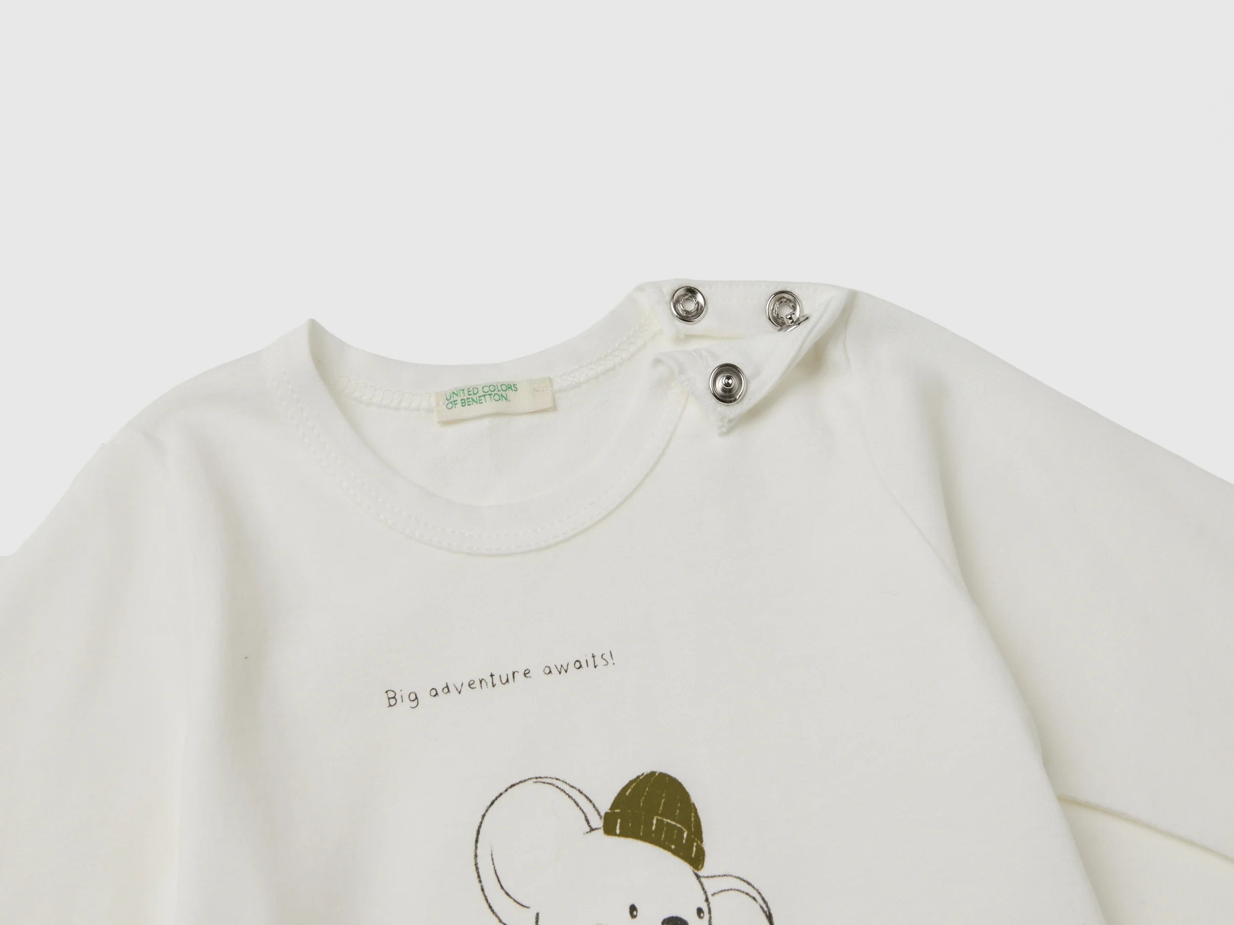 Maglietta con stampa in cotone bio - Image 3