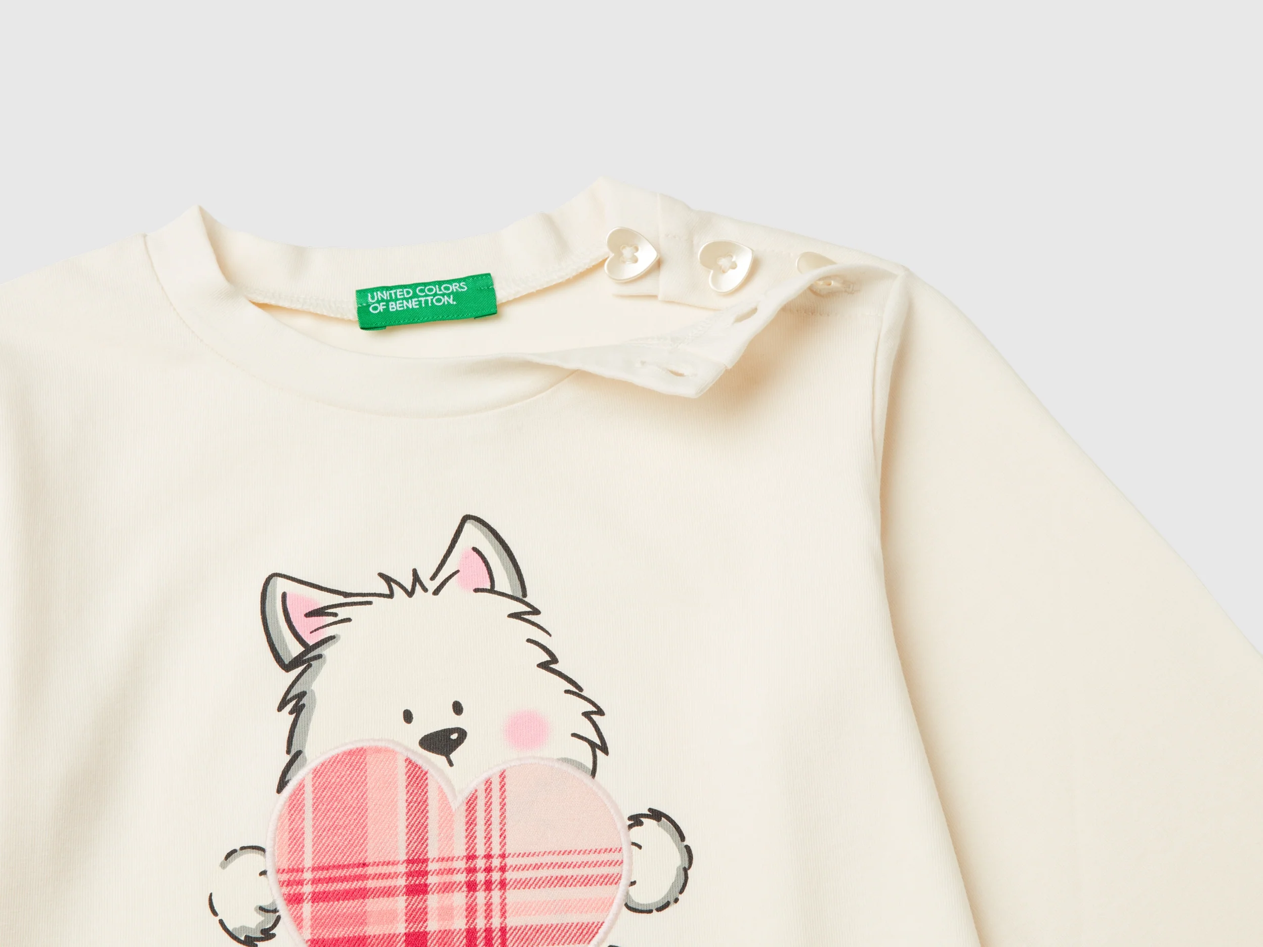 Maglietta con stampa in cotone stretch - Image 3