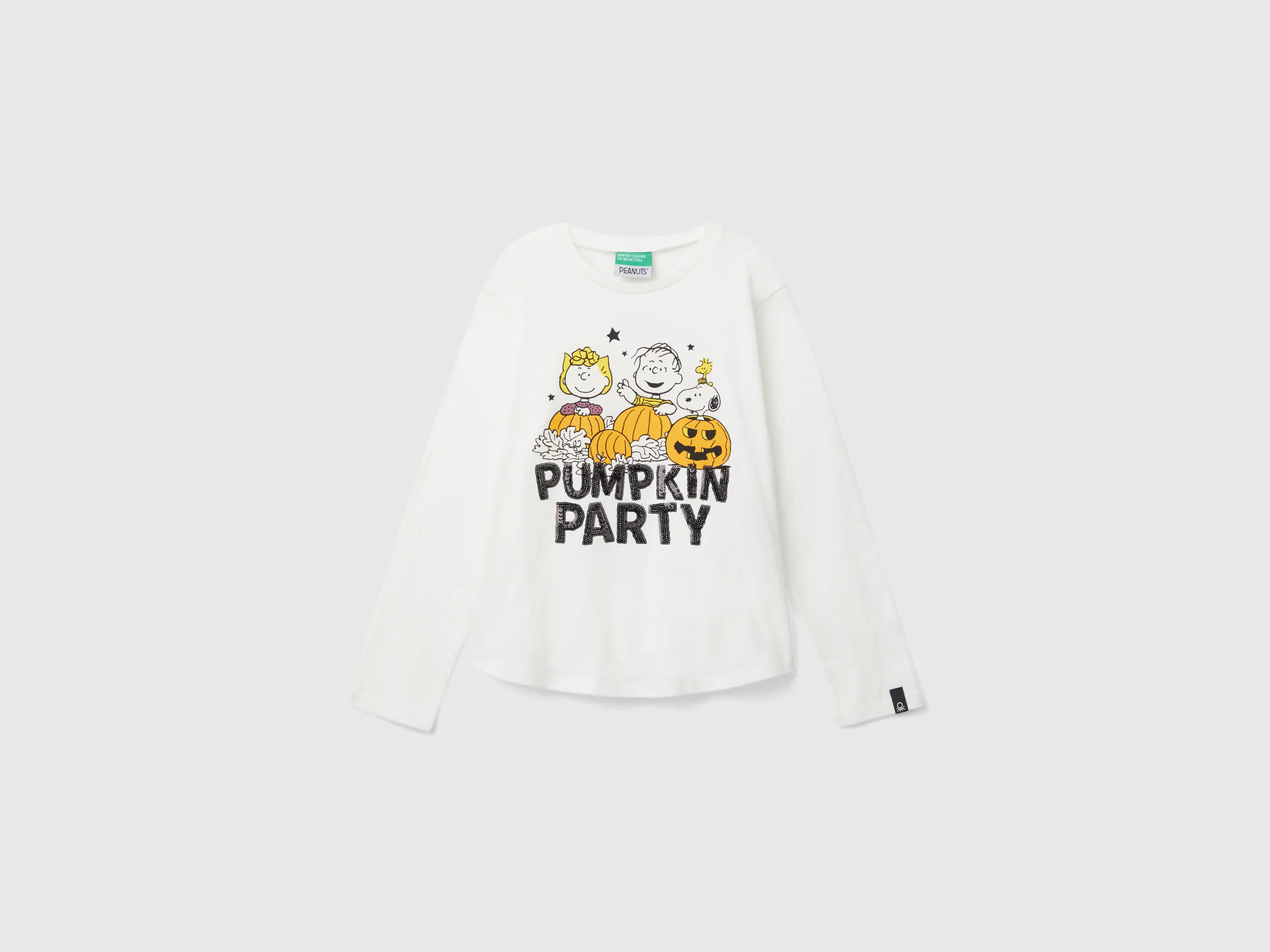 Maglietta ©Peanuts con stampa e paillettes