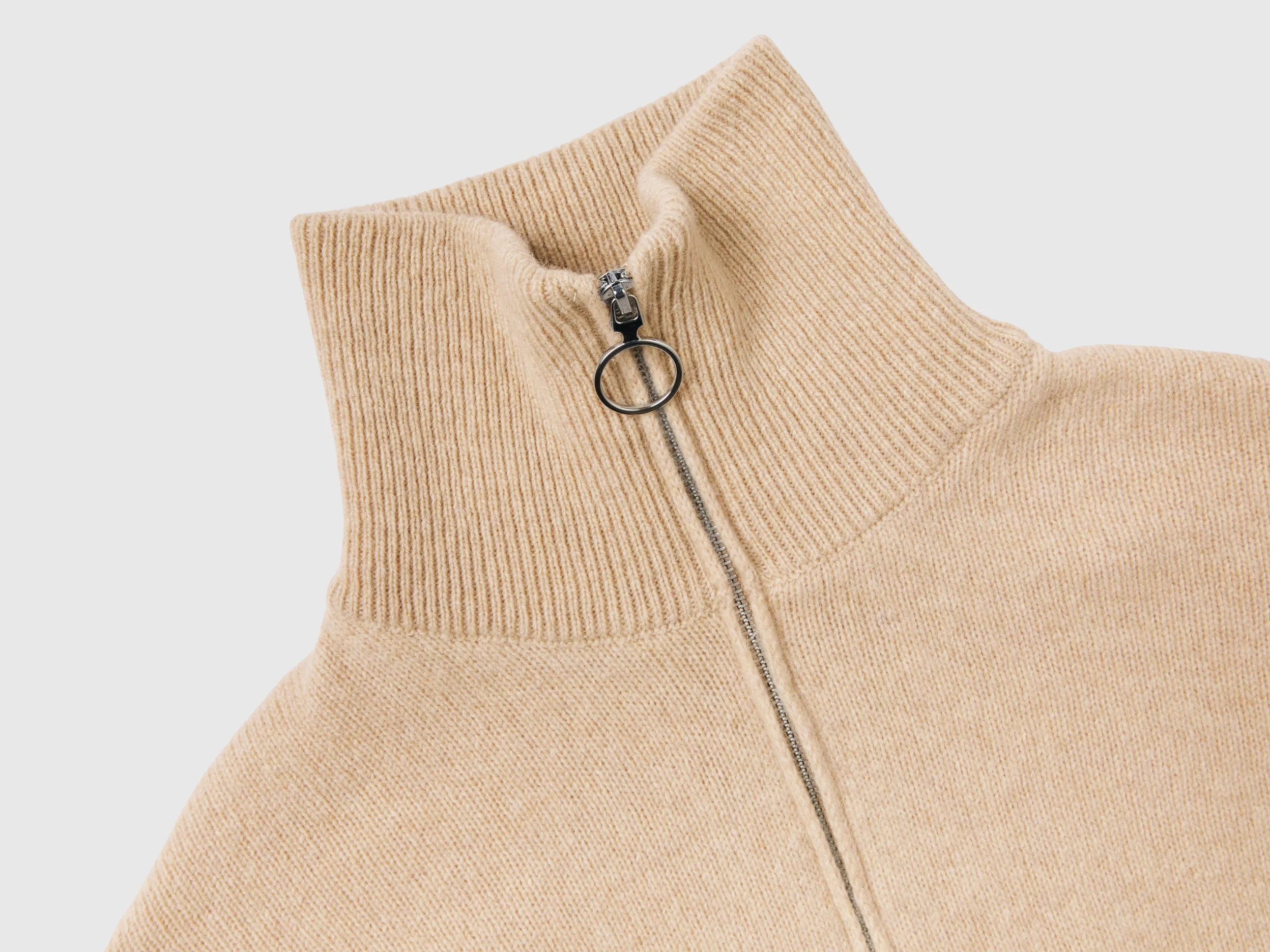 Maglione collo alto in pura lana Shetland - Image 3