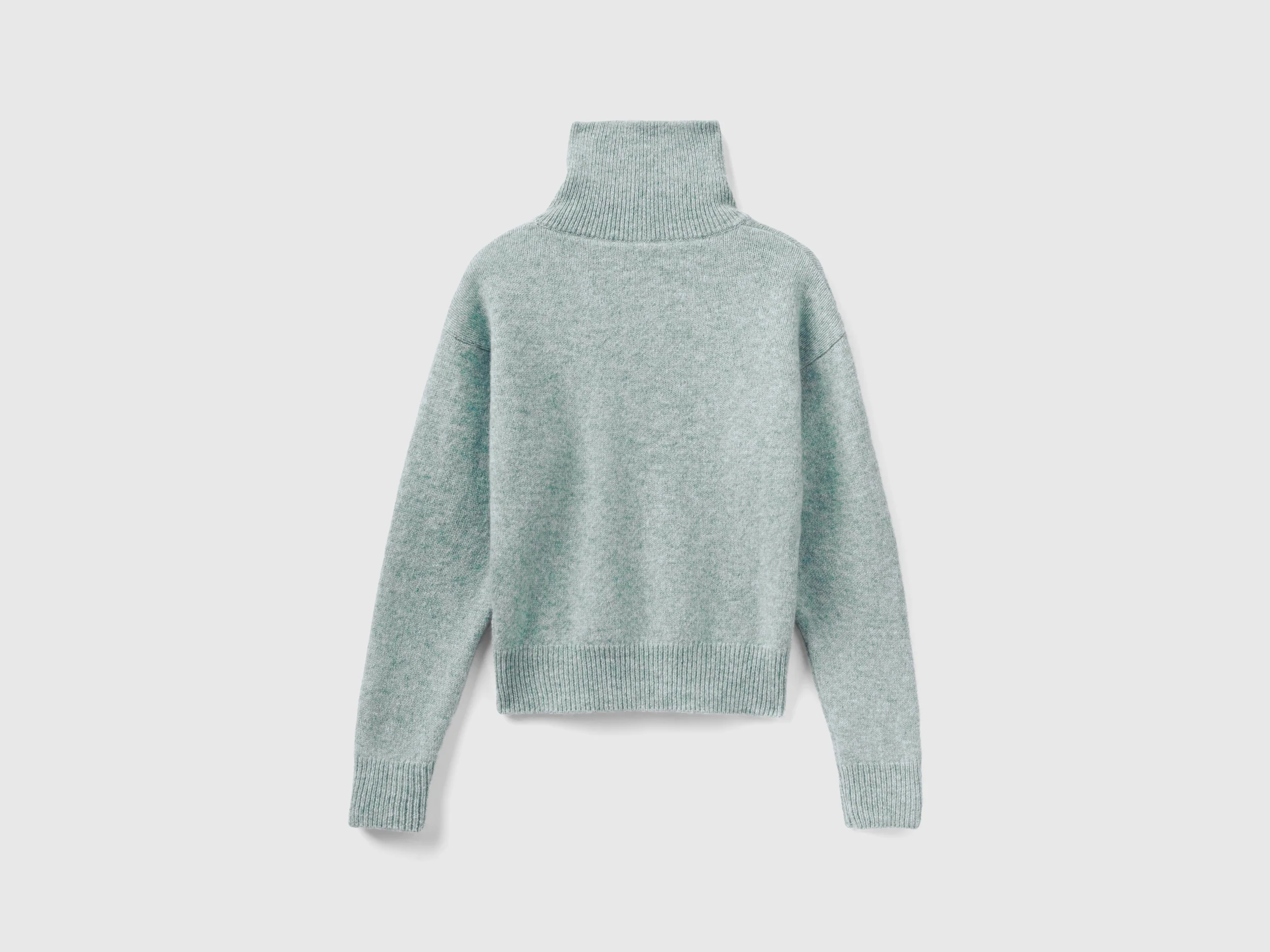 Maglione collo alto in pura lana Shetland - Image 2