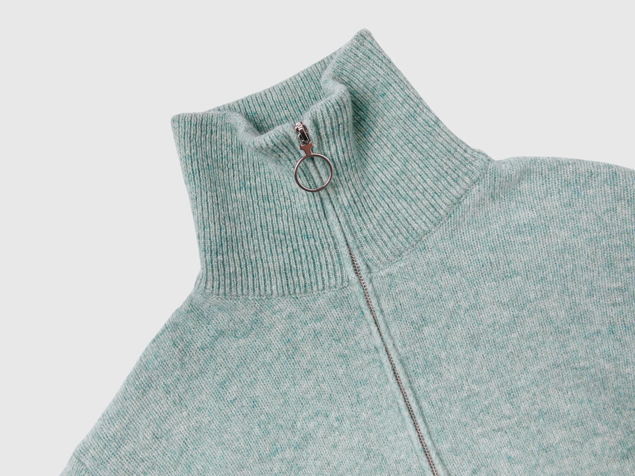 Maglione collo alto in pura lana Shetland - Image 3