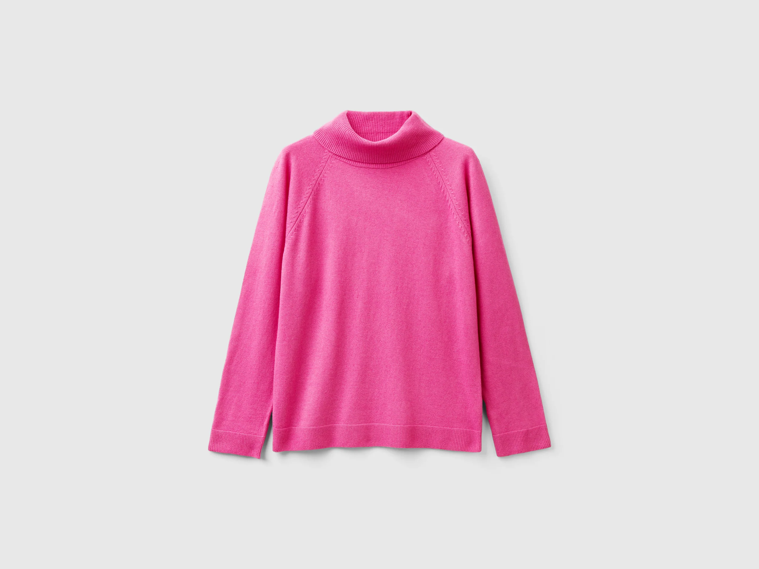 Maglione dolcevita in misto lana e cashmere