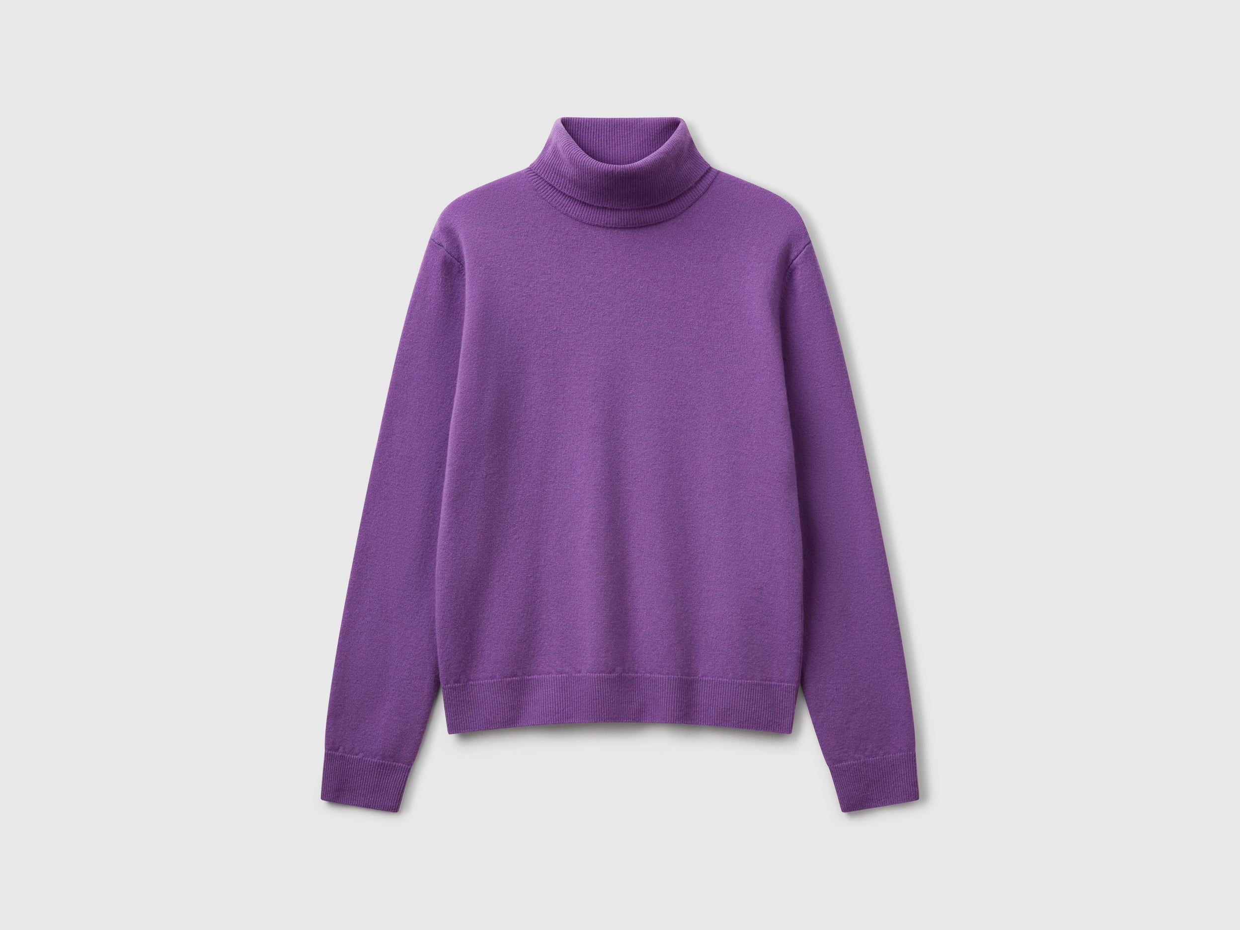 Maglione dolcevita in pura lana Merino