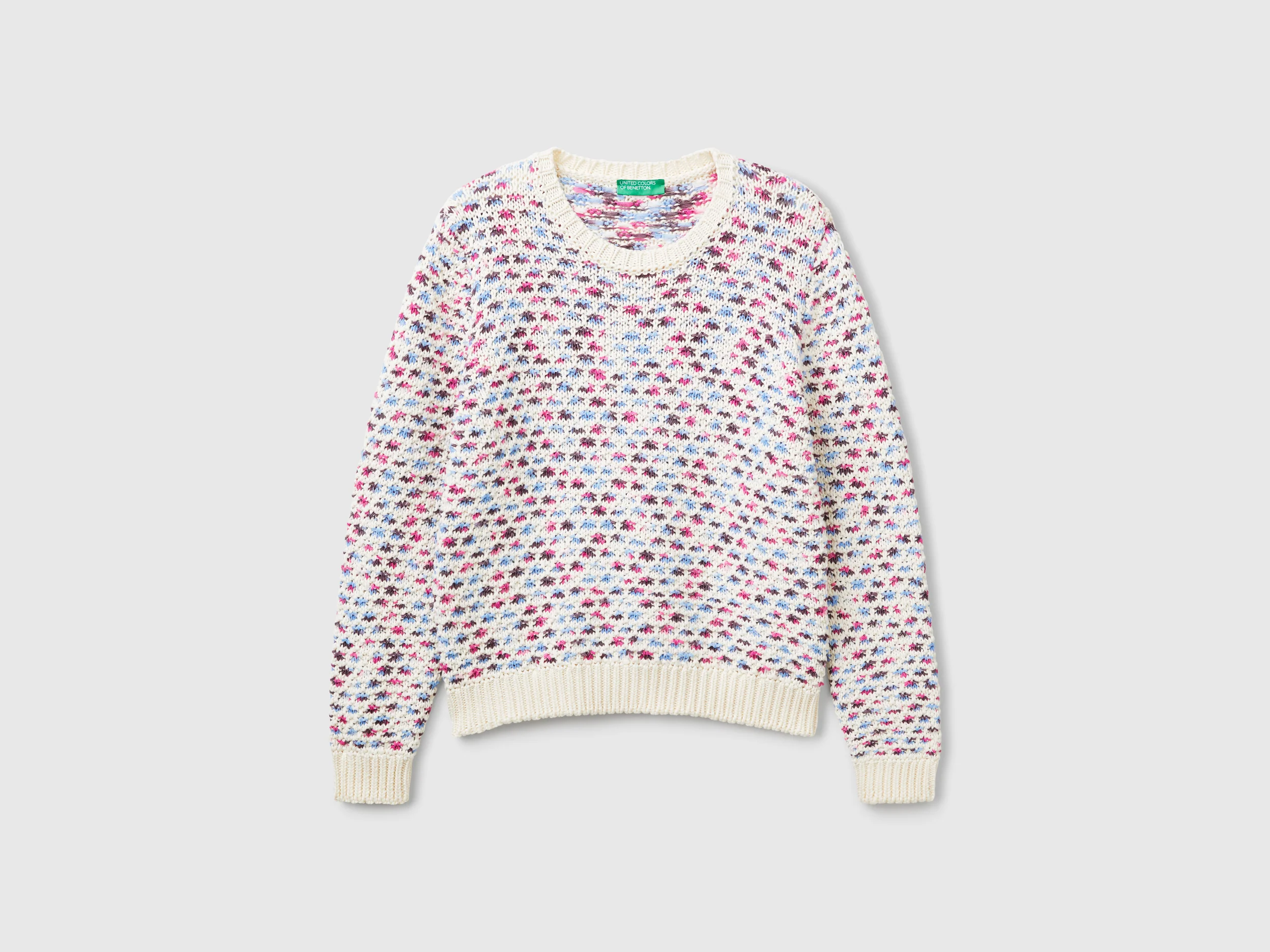 Maglione reversibile in misto cotone