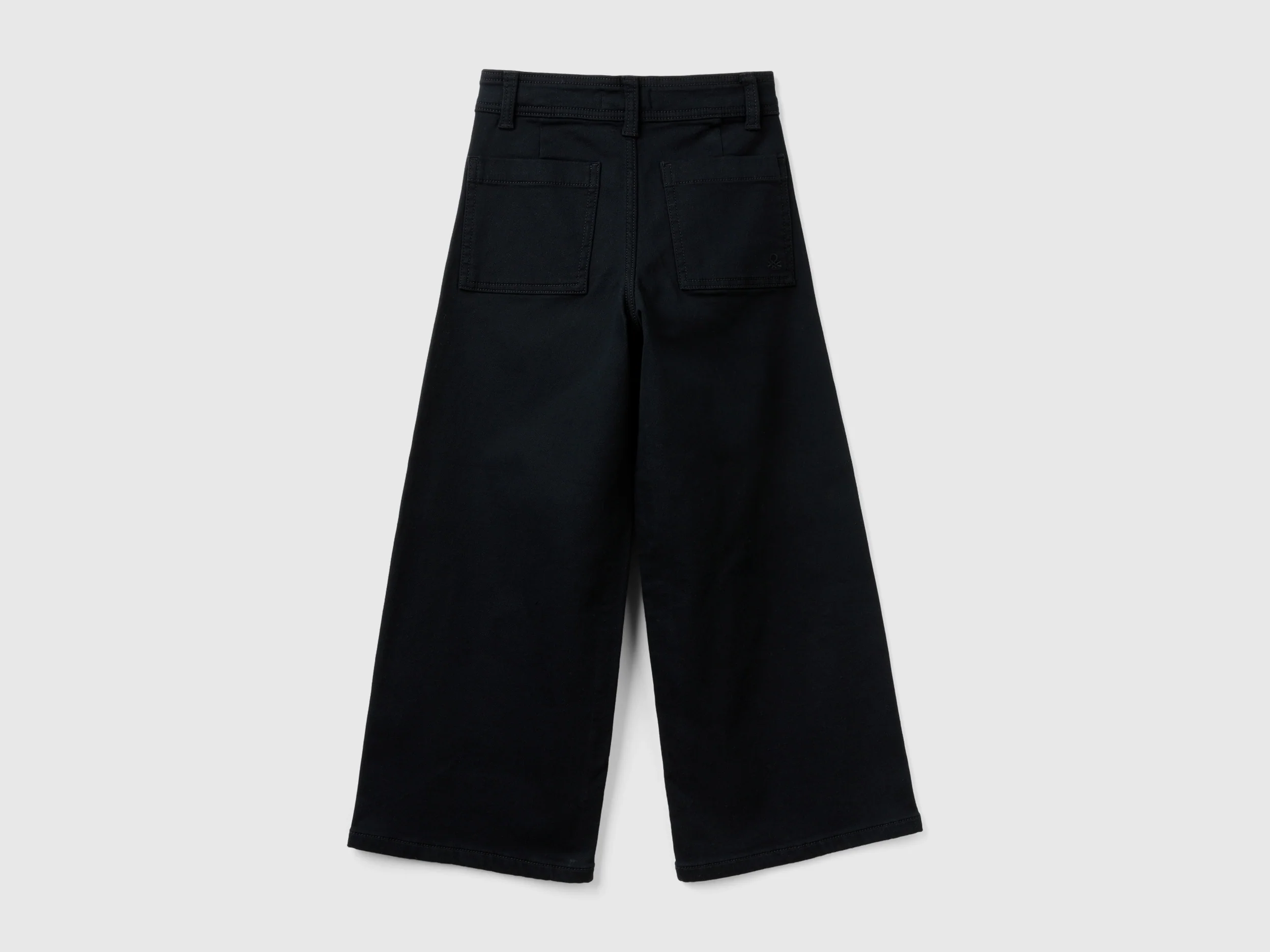Pantaloni ampi in cotone stretch - Image 2