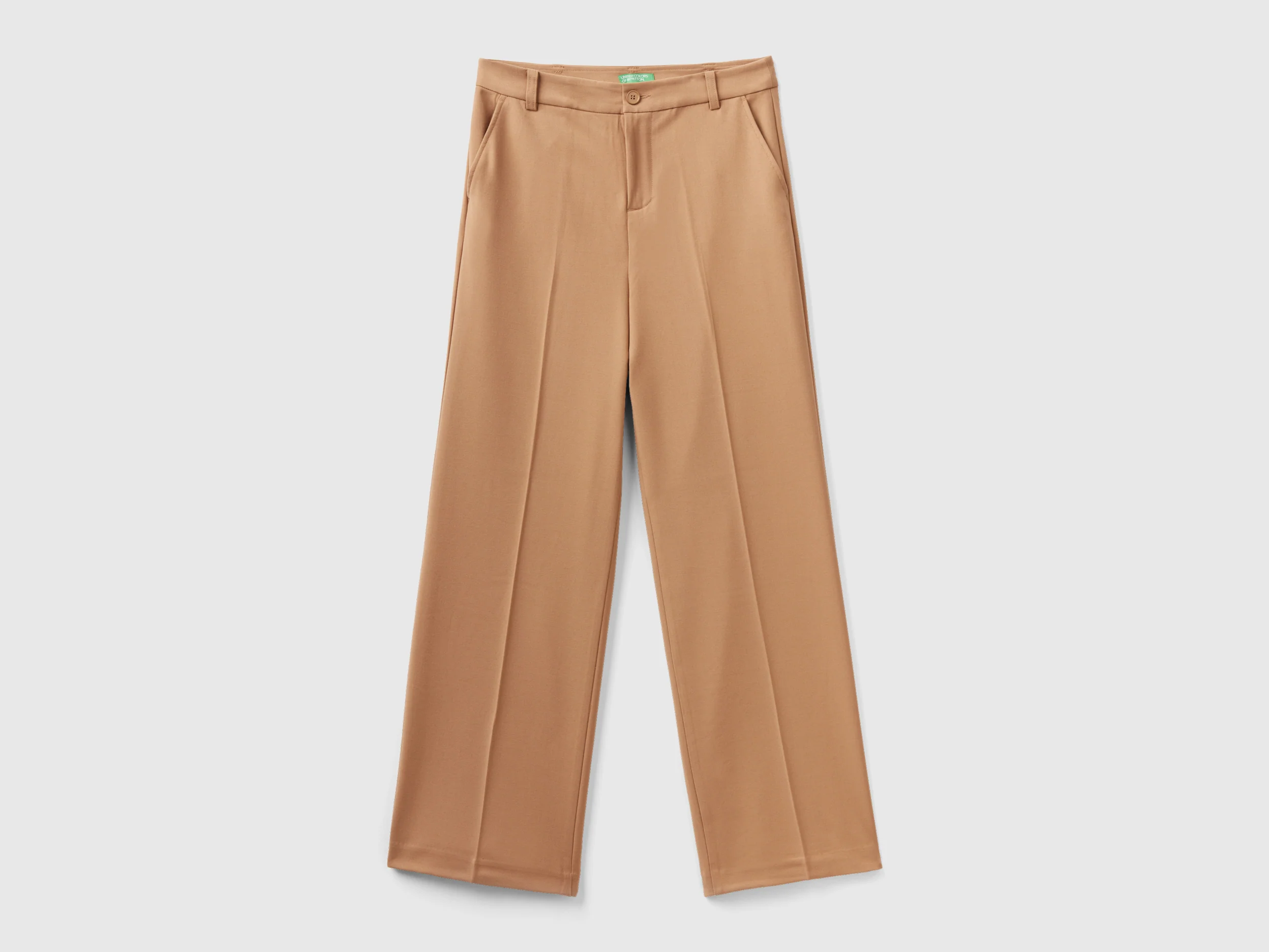 Pantaloni ampi in flanella