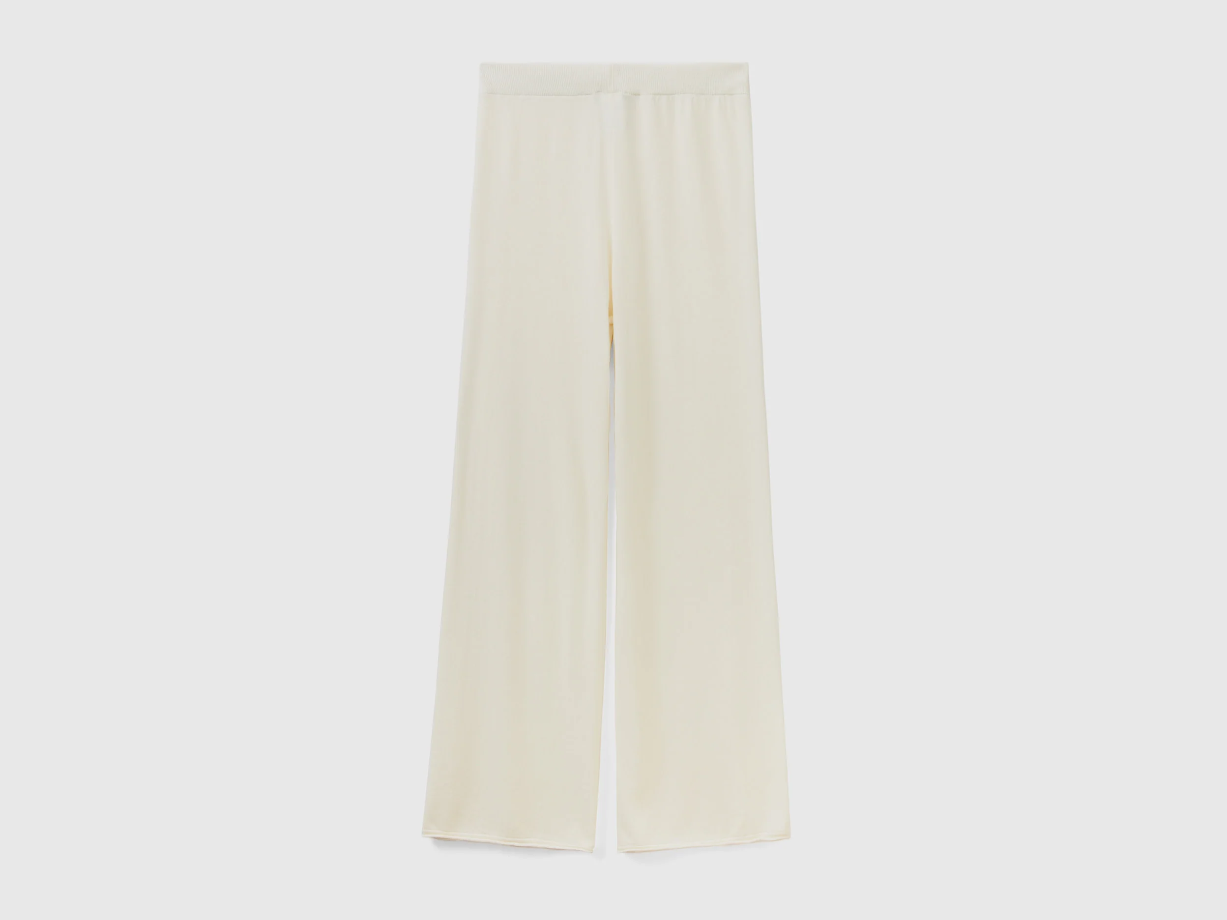 Pantaloni ampi in misto lana e cashmere - Image 2