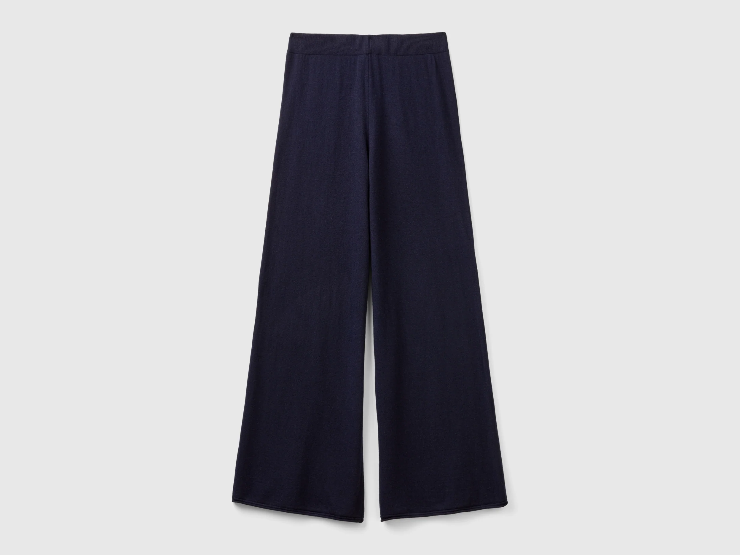 Pantaloni ampi in misto lana e cashmere - Image 2
