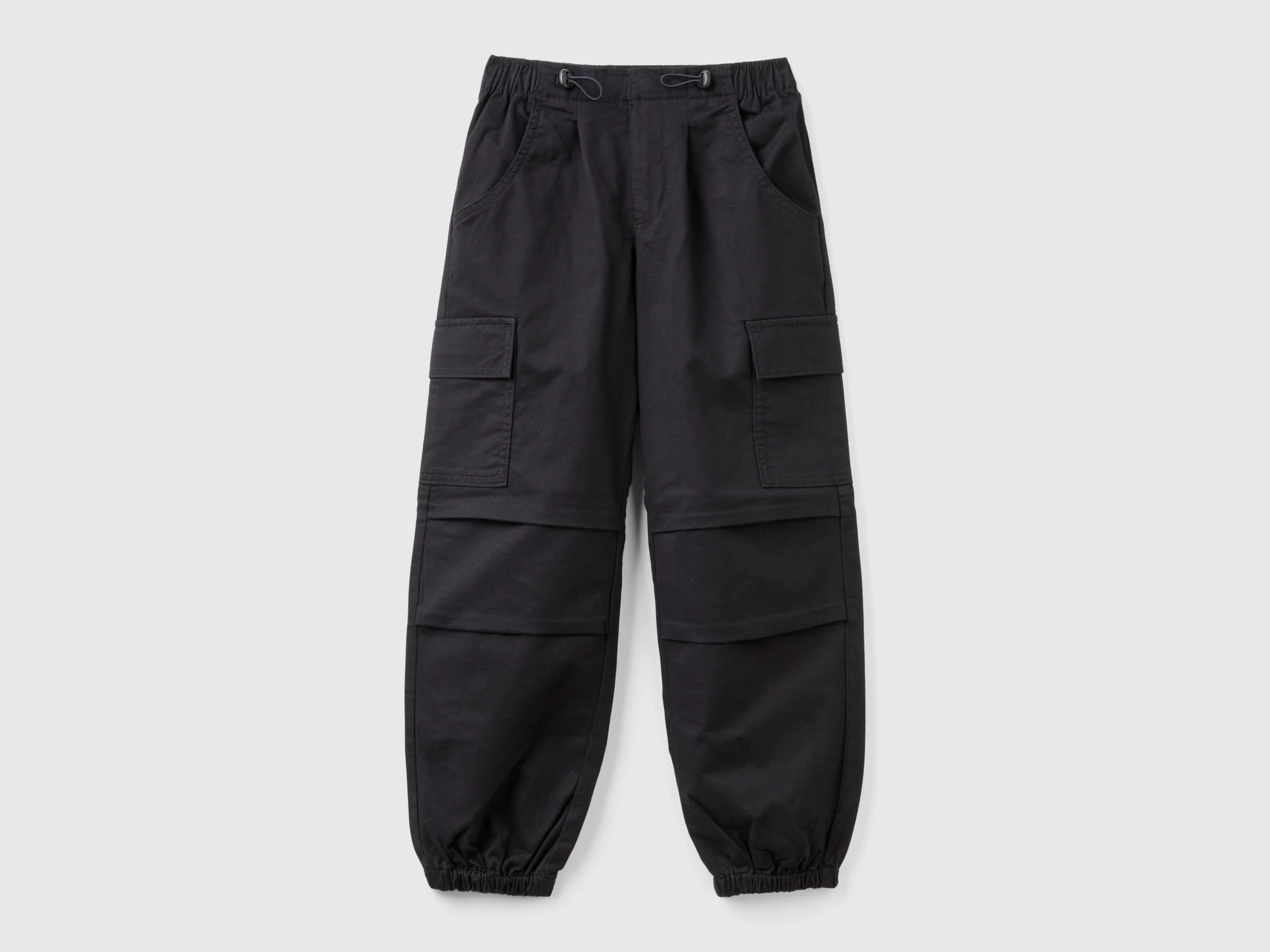 Pantaloni cargo in cotone stretch