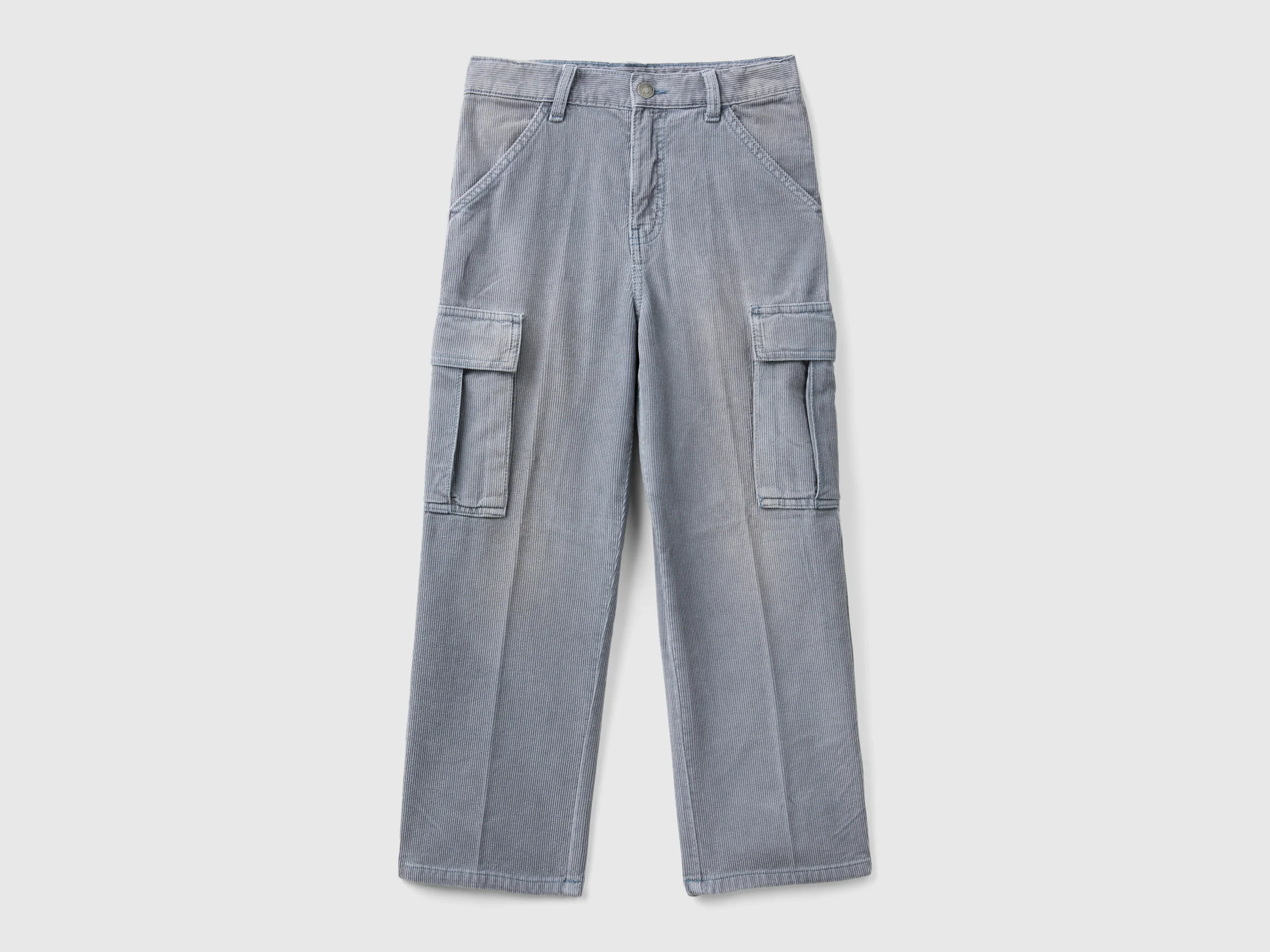 Pantaloni cargo in velluto