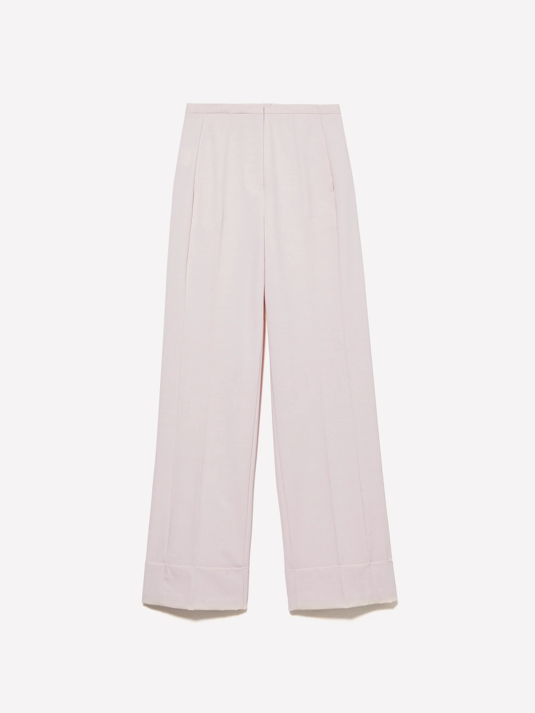 Pantaloni con maxi risvolto