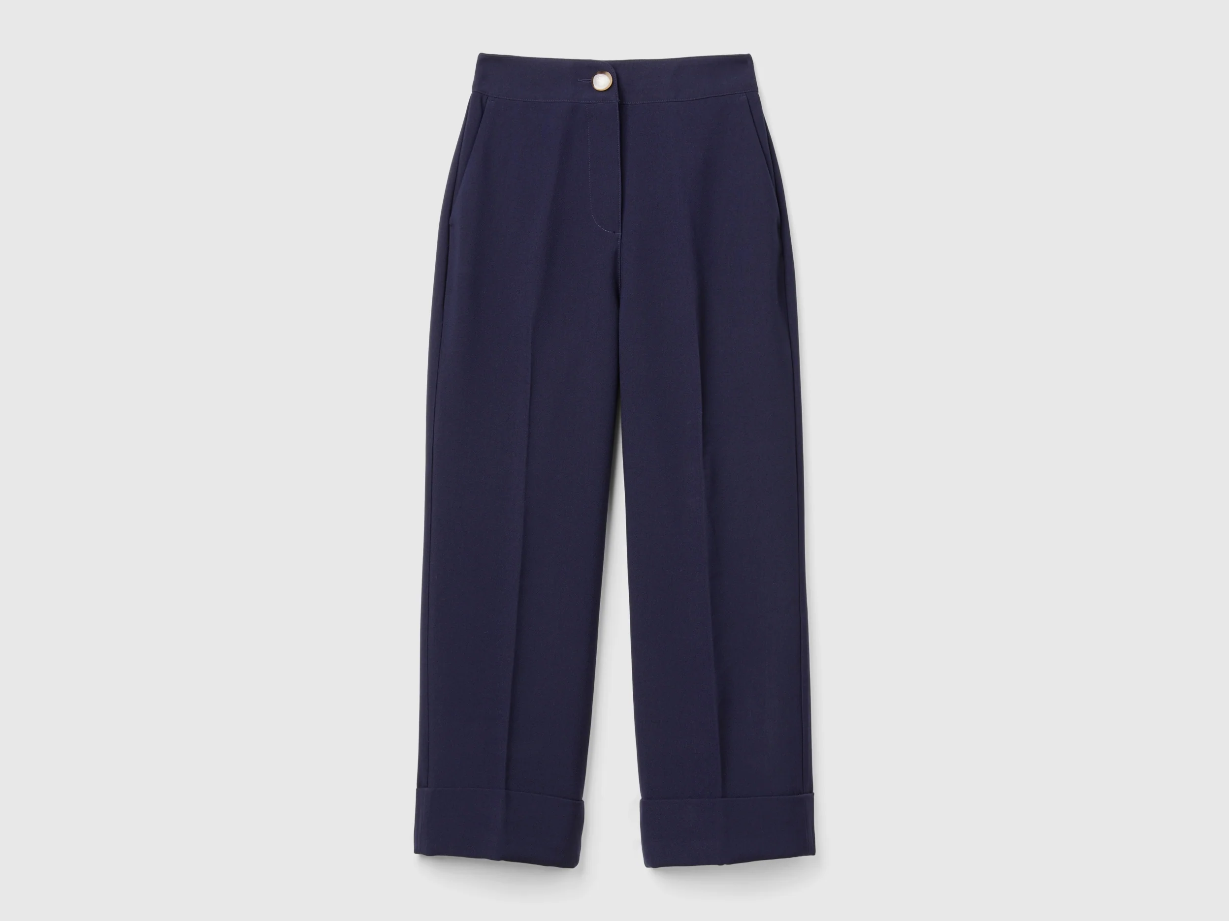 Pantaloni con risvolto