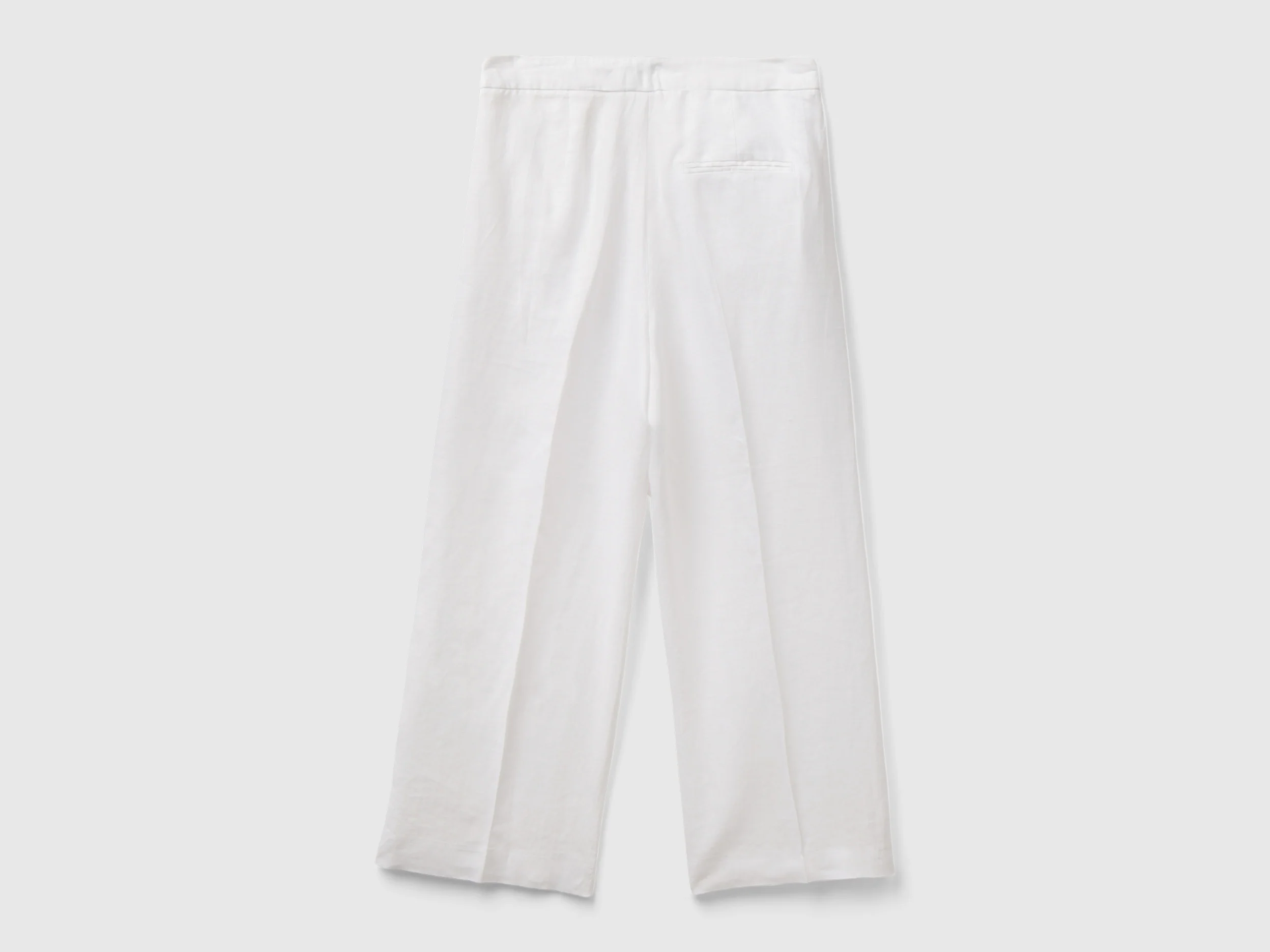 Pantaloni cropped in puro lino - Image 2