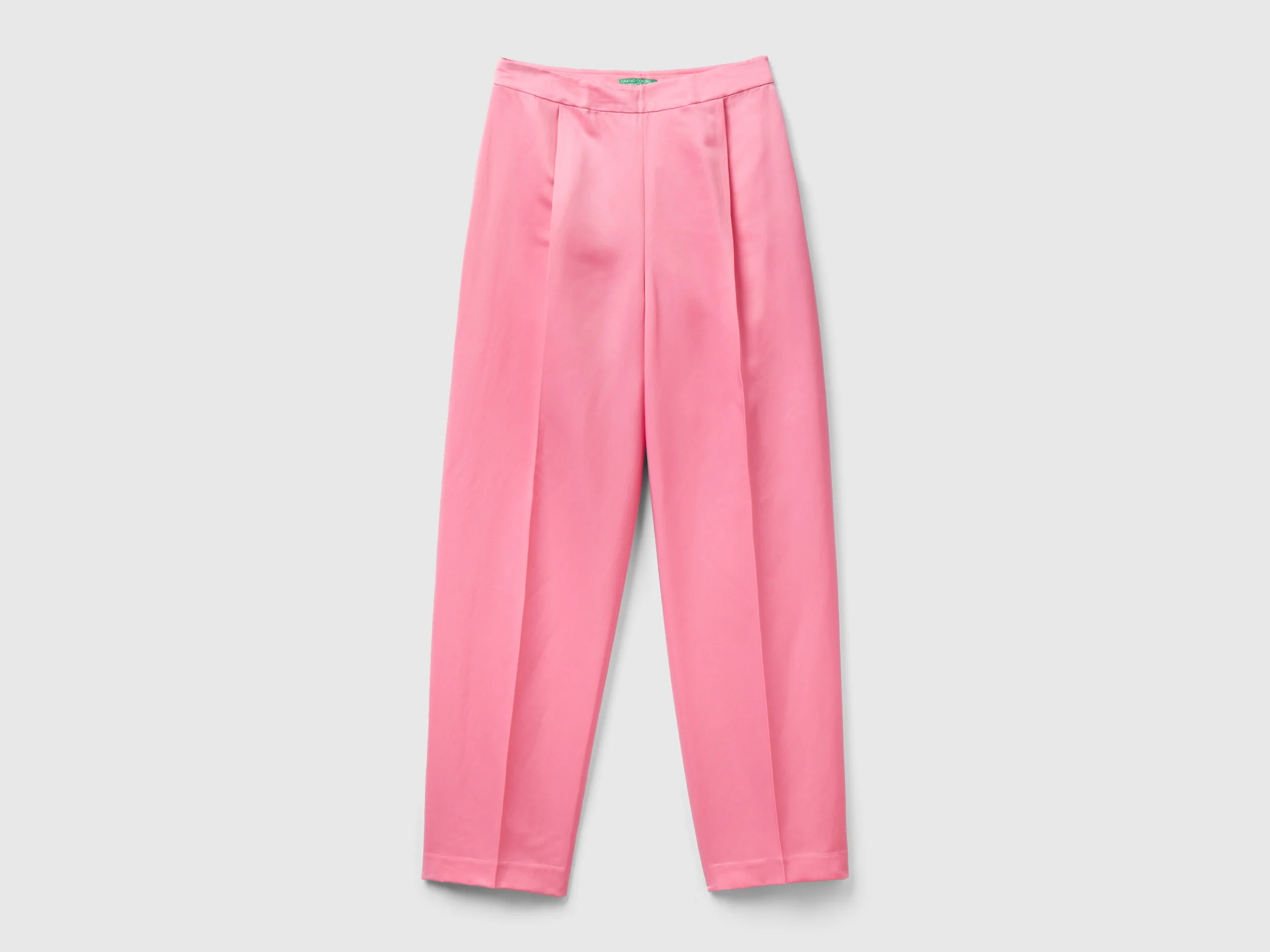 Pantaloni effetto satin