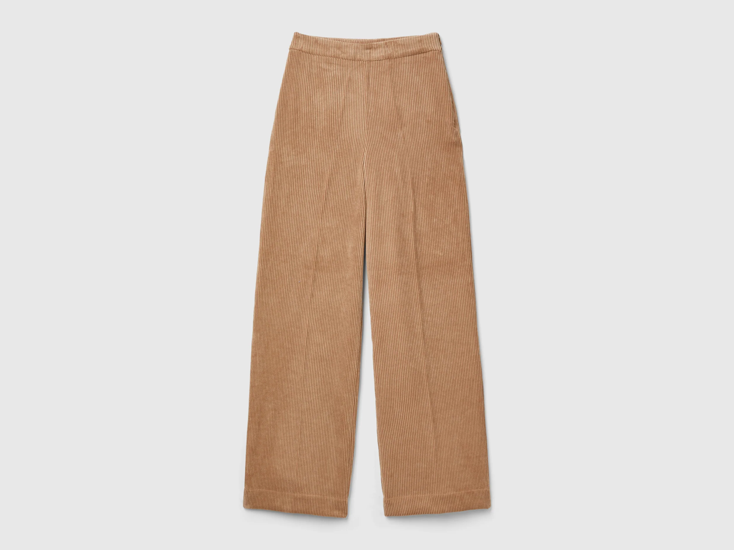 Pantaloni flare fit in velluto