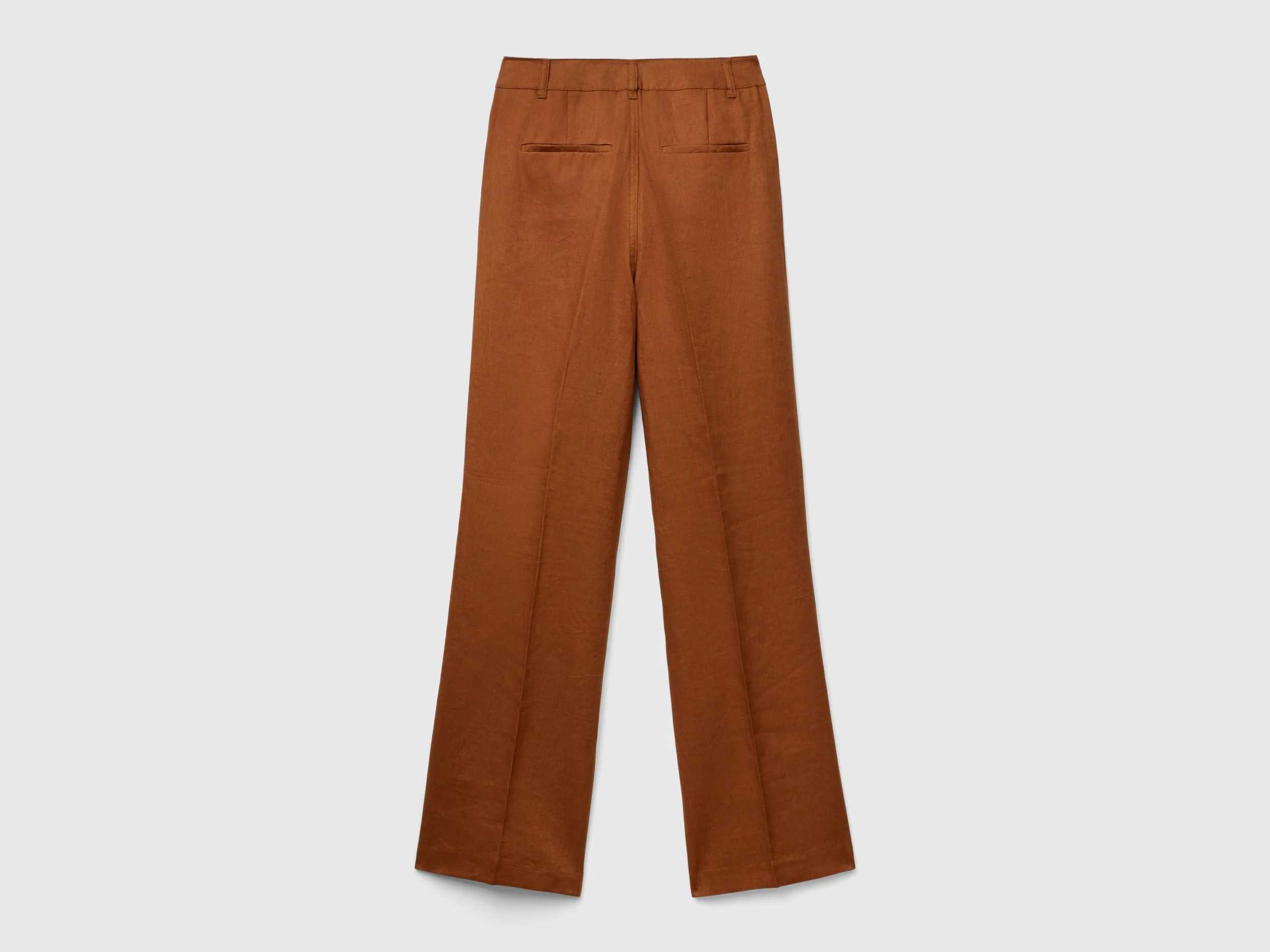 Pantaloni gamba dritta in puro lino - Image 2