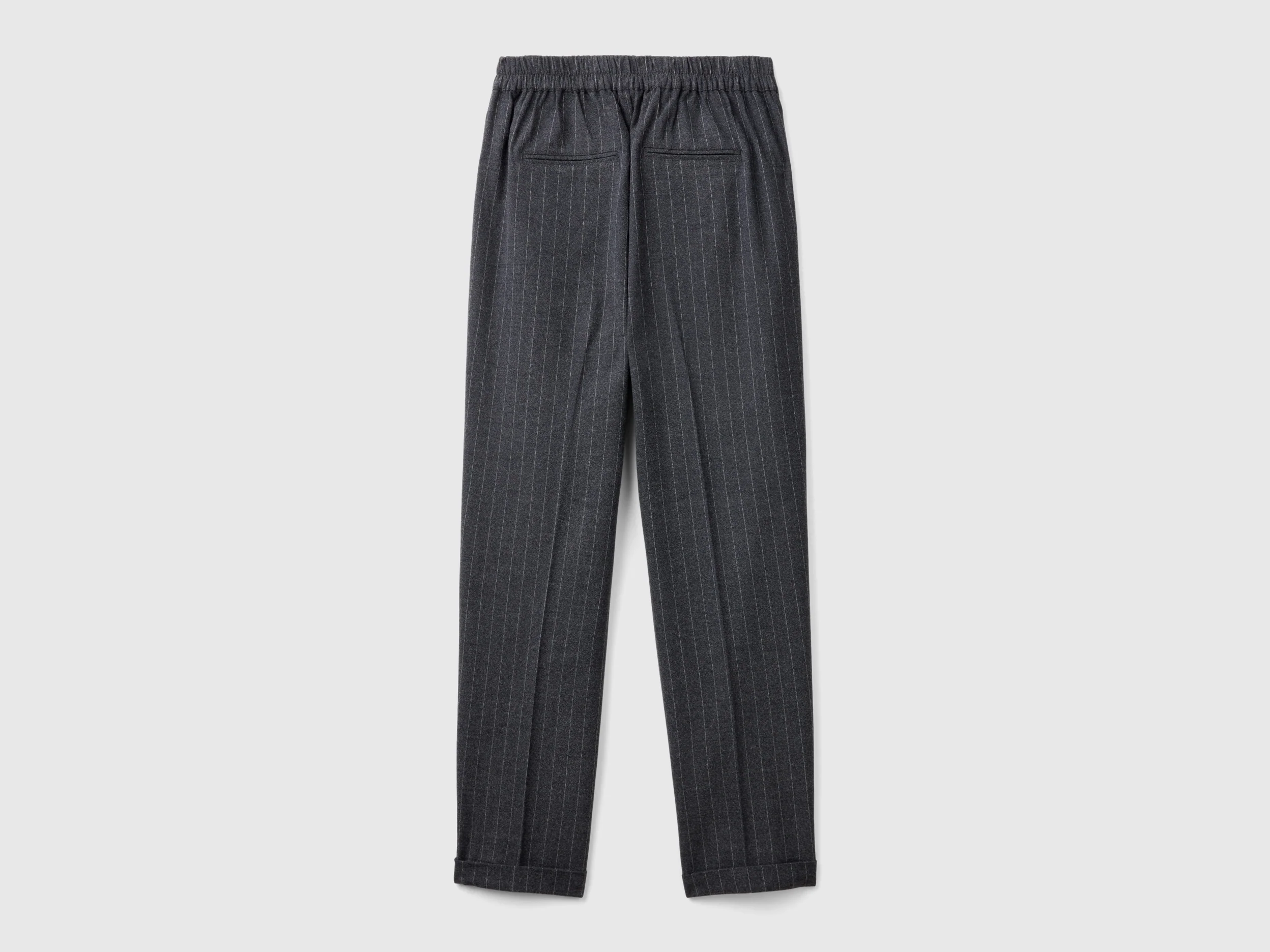 Pantaloni gessati in flanella - Image 2