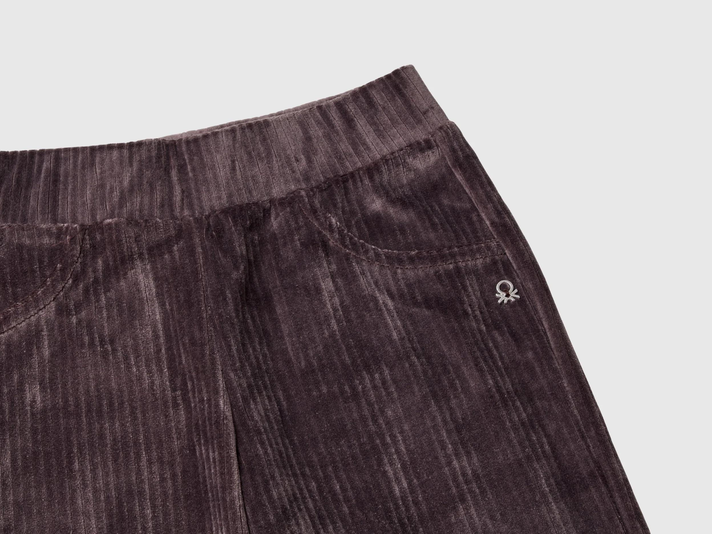Pantaloni in ciniglia con gamba dritta - Image 3