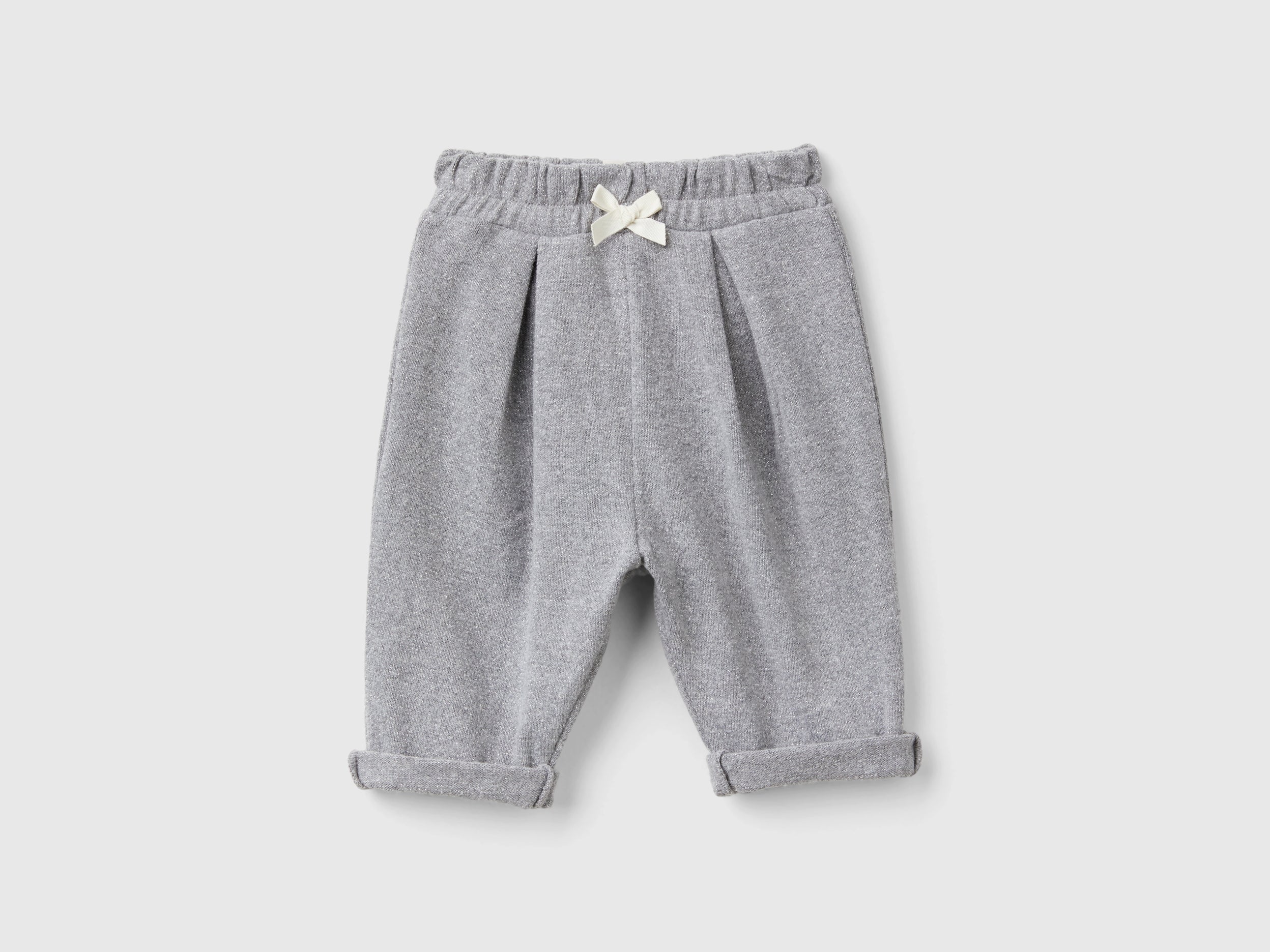 Pantaloni in felpa con lurex