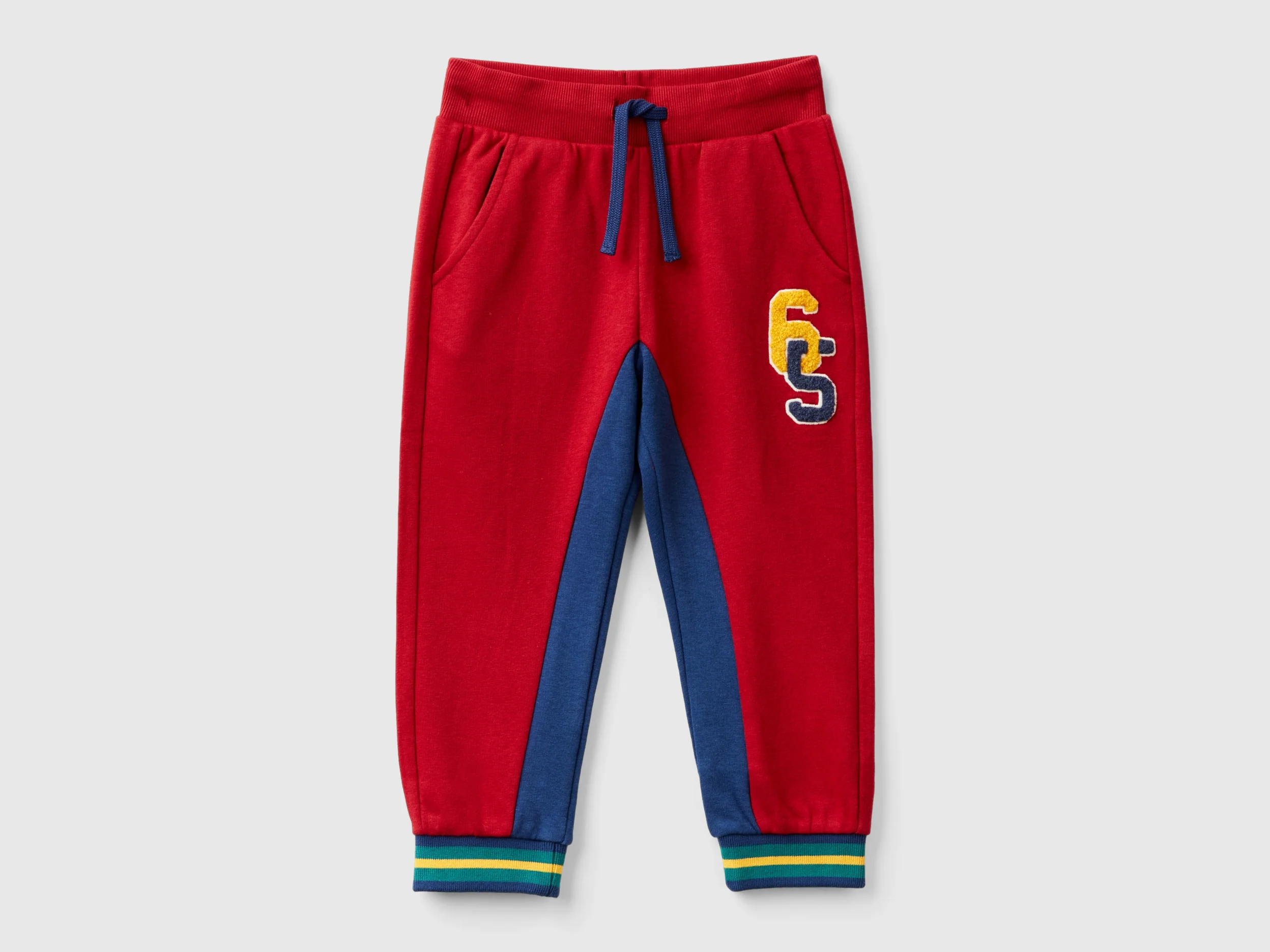 Pantaloni in felpa con ricamo
