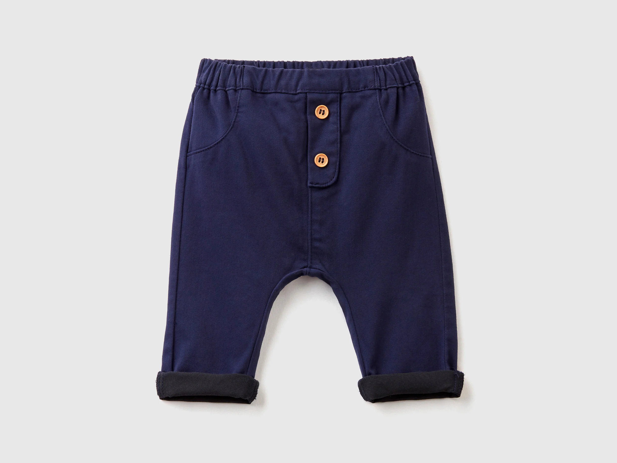 Pantaloni in misto cotone stretch