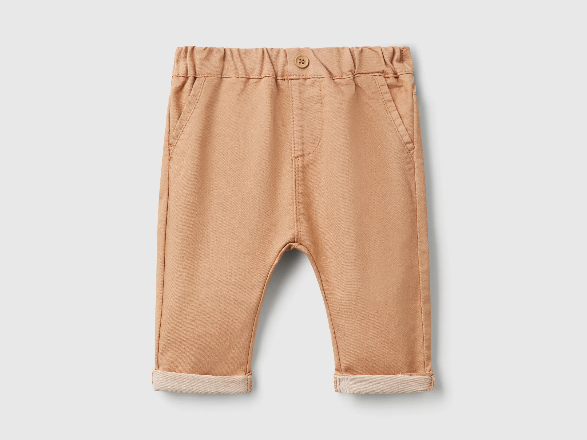 Pantaloni in misto cotone stretch