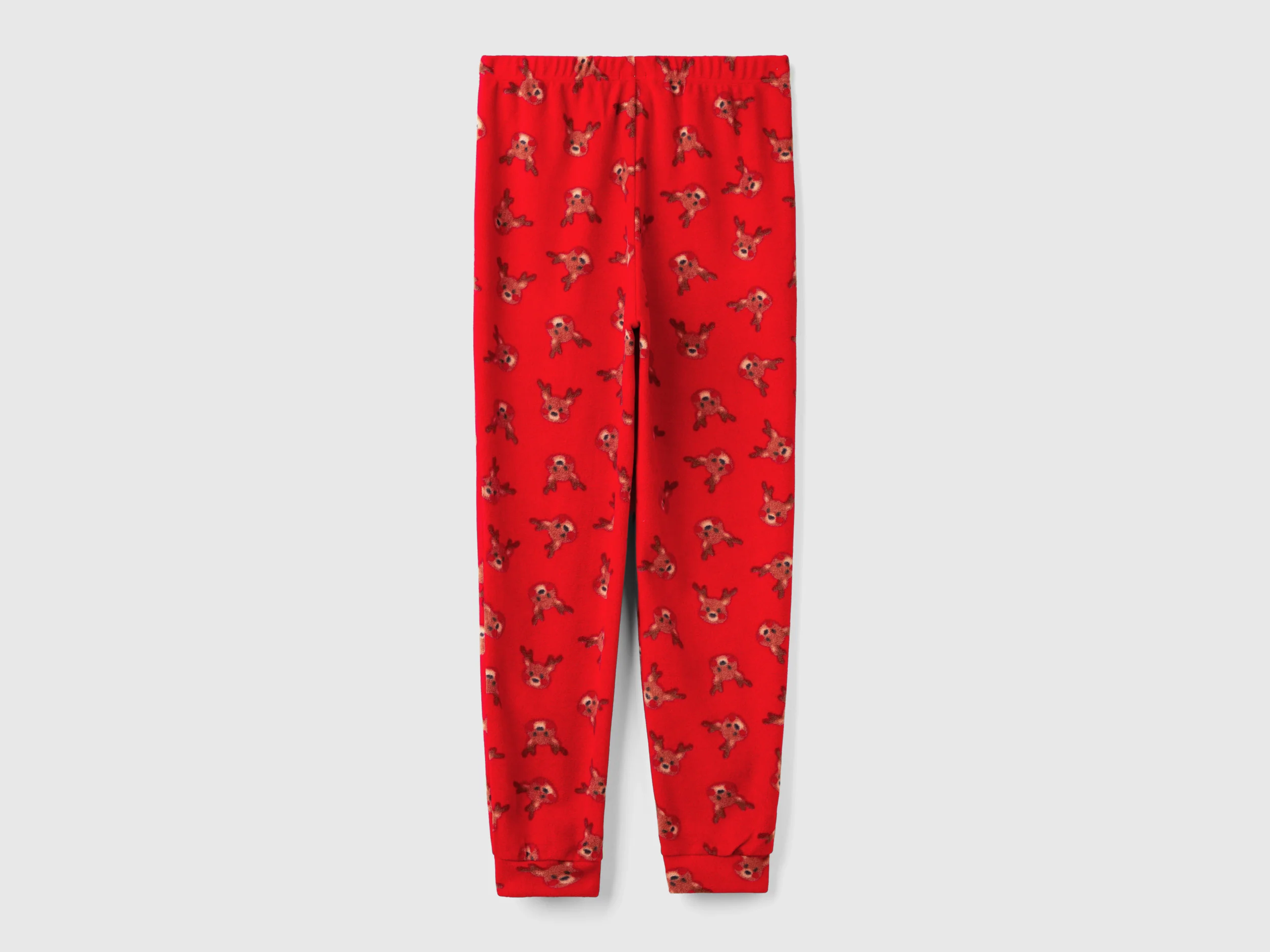 Pantaloni in pile con stampa renne - Image 2