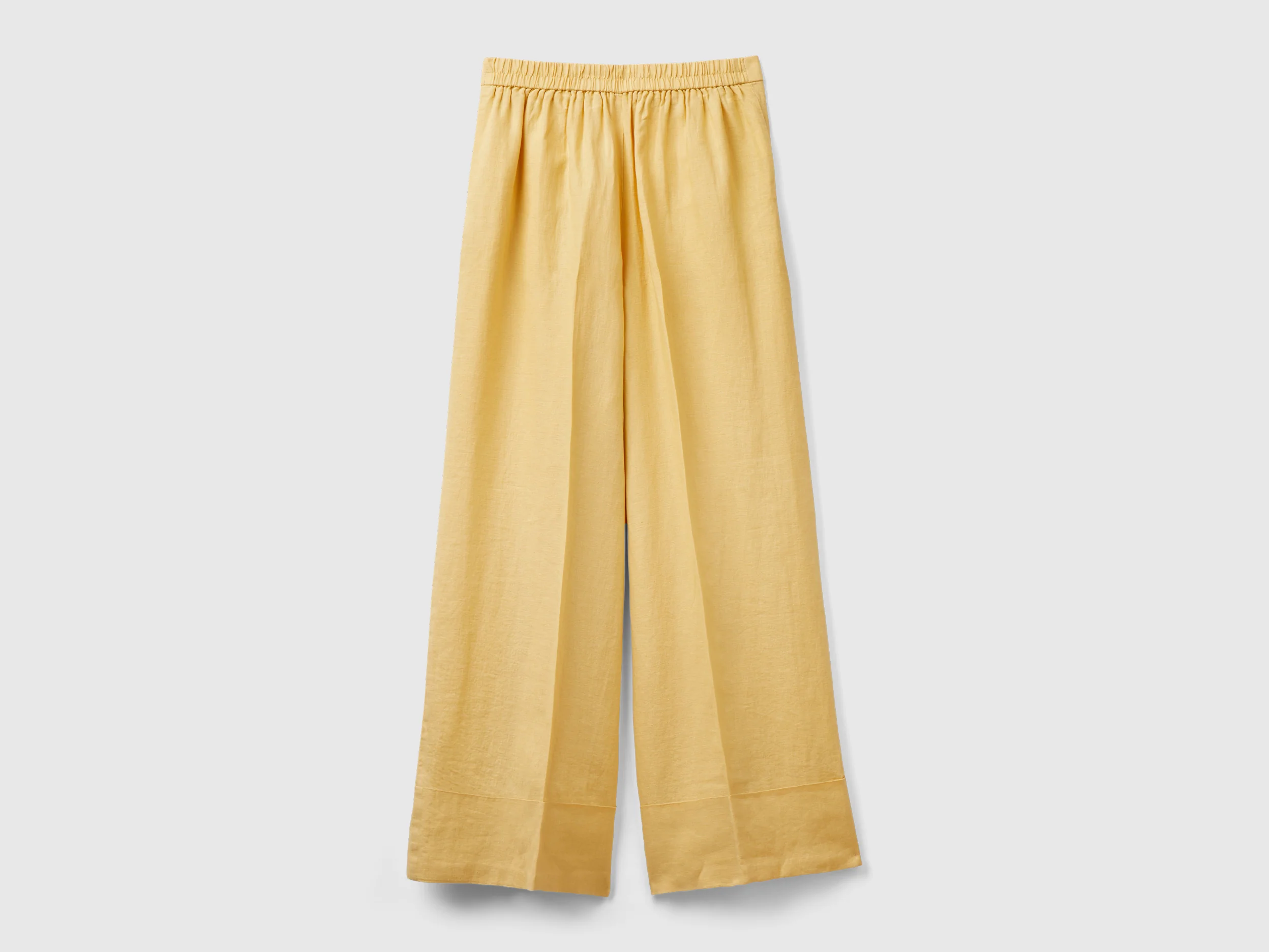 Pantaloni palazzo in 100% lino - Image 2