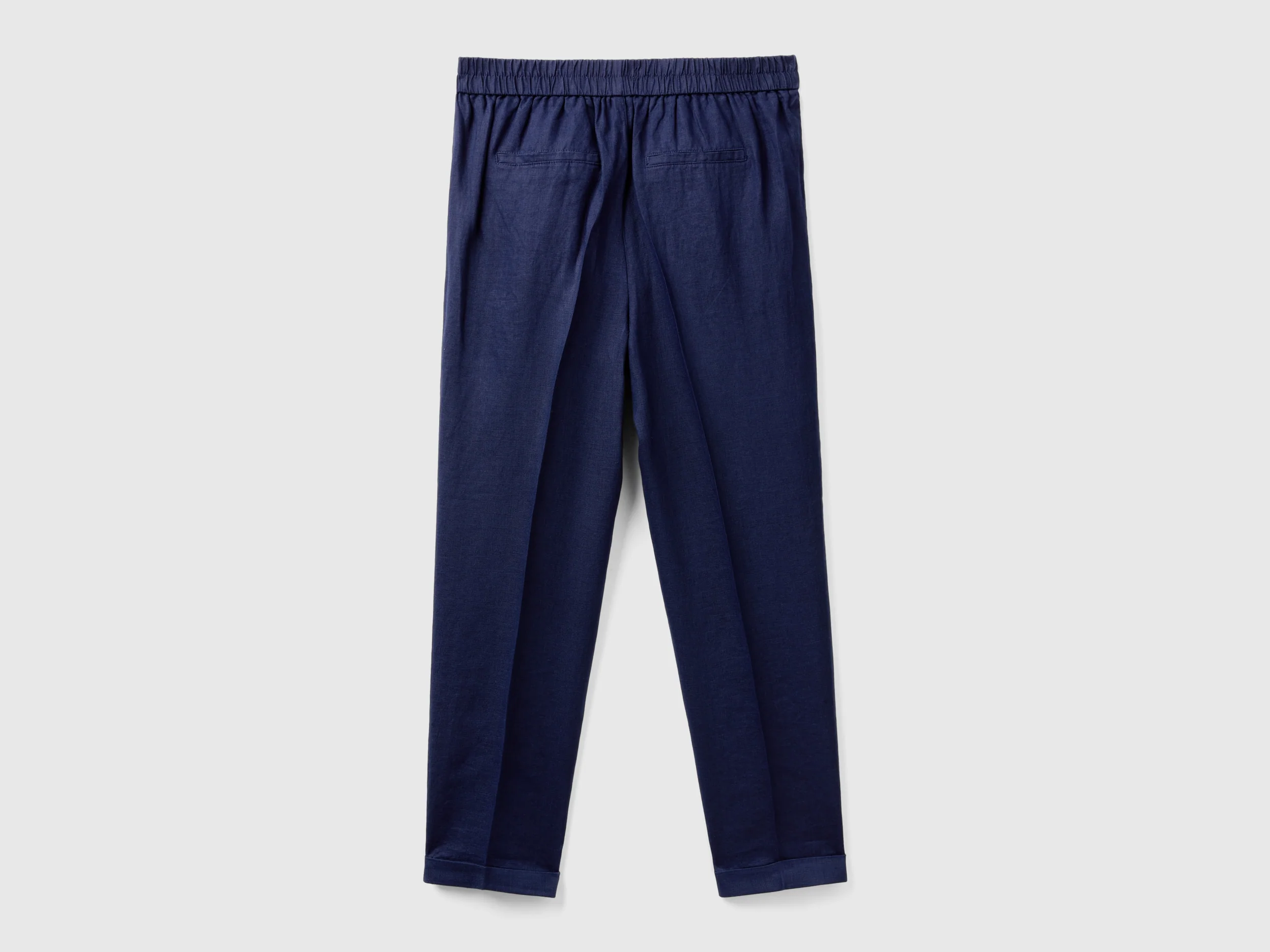 Pantaloni regular fit in puro lino - Image 2