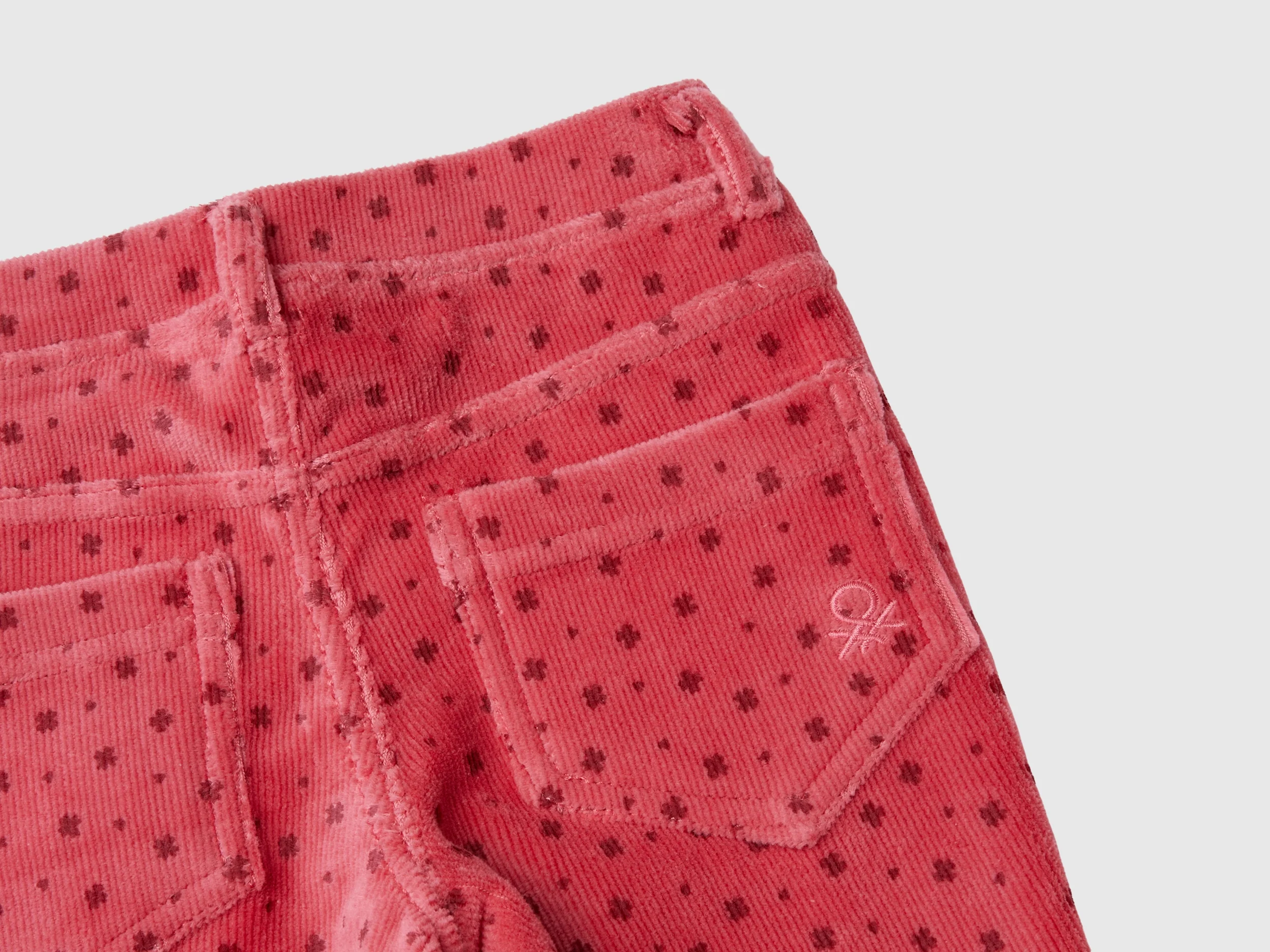 Pantaloni slim fit in ciniglia - Image 3