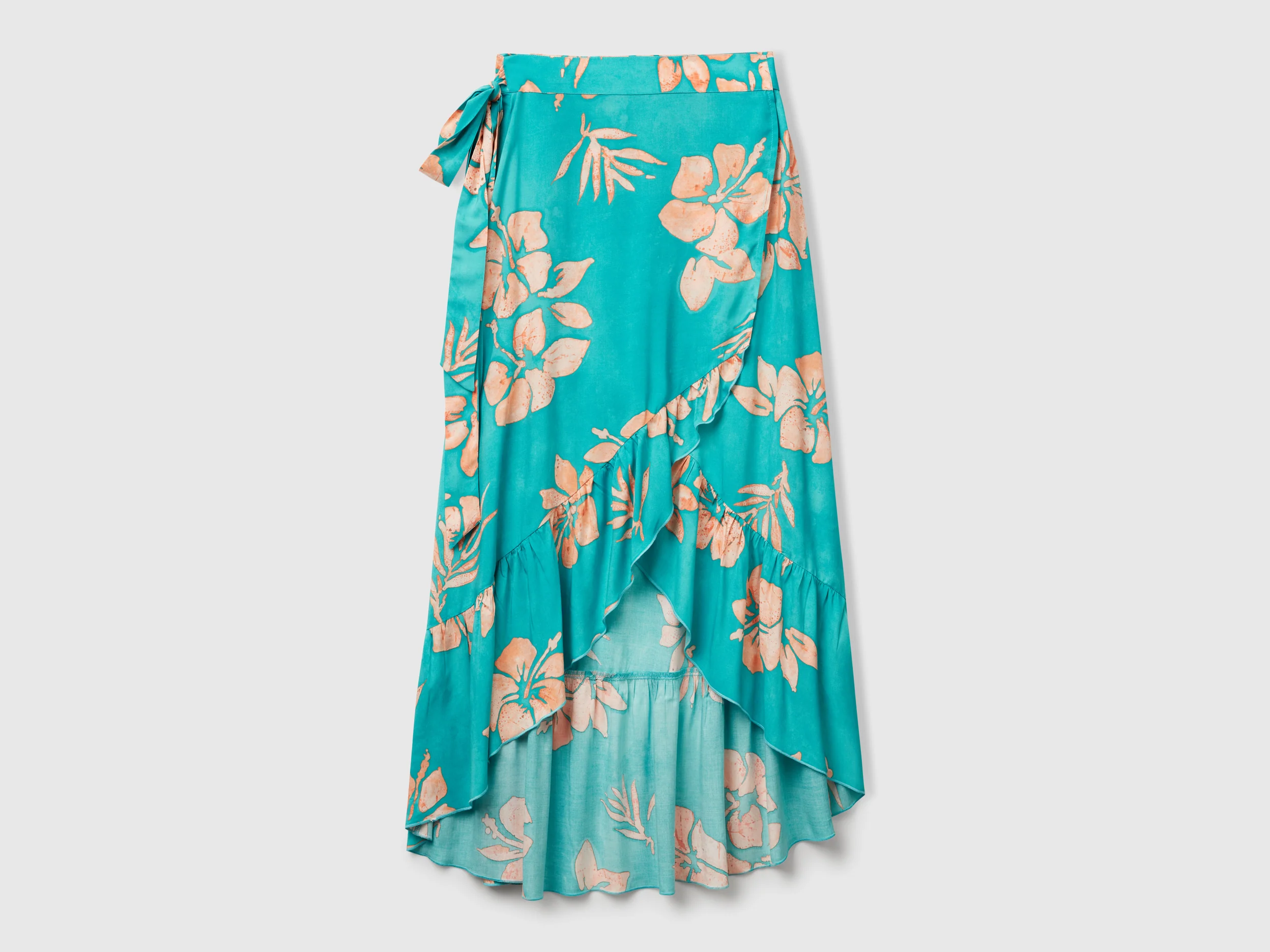 Pareo con stampa floreale