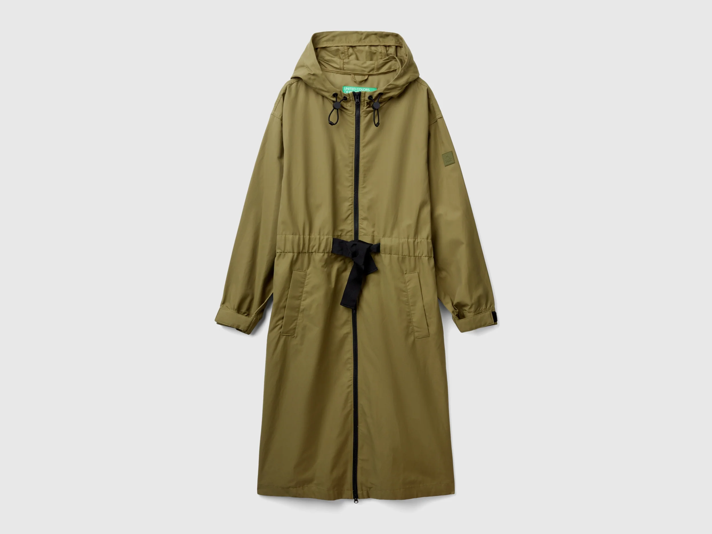Parka in misto cotone e nylon "Rain Defender"