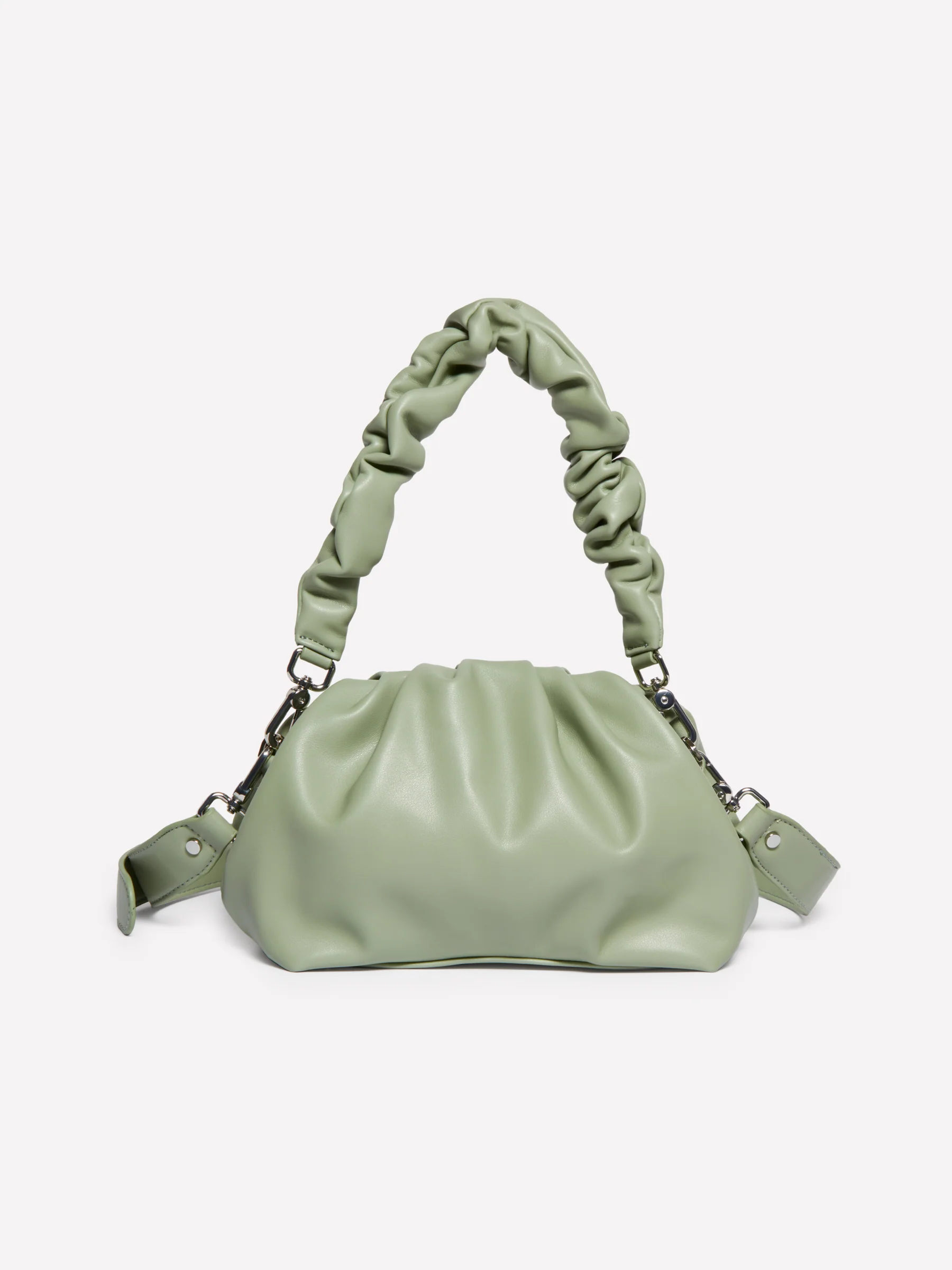 Pochette con manico arricciato