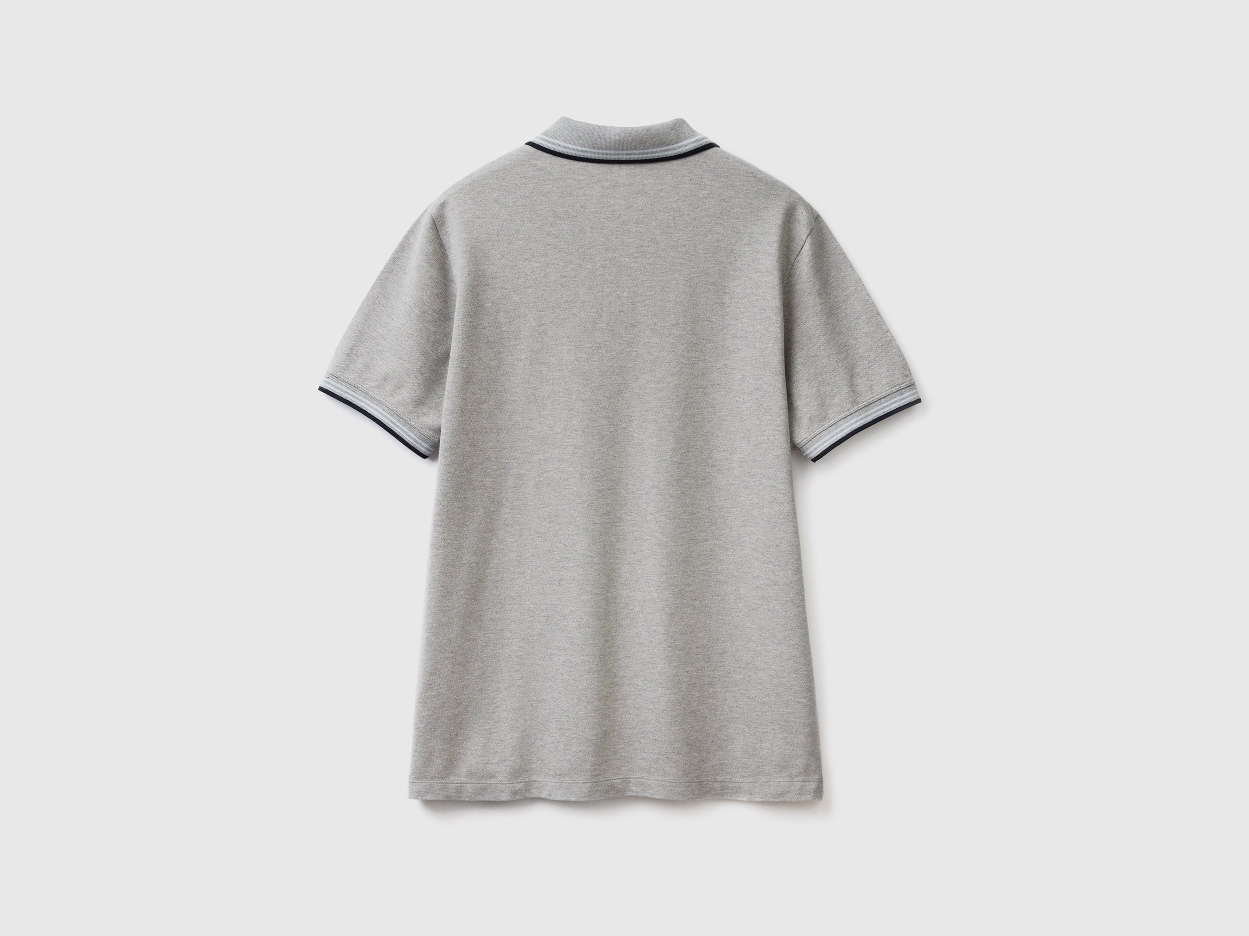 Polo a manica corta in cotone stretch - Image 2