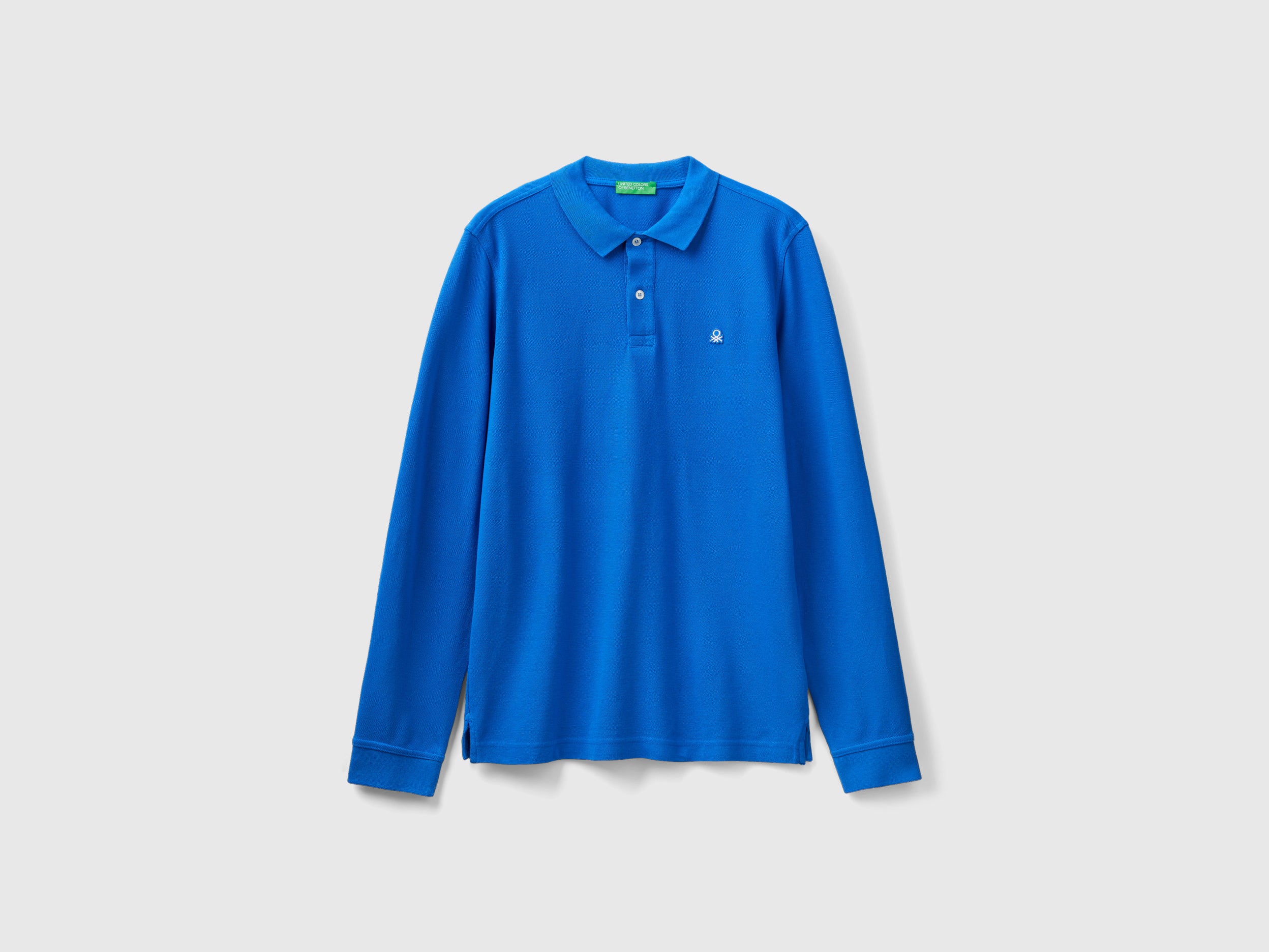 Polo a manica lunga 100% cotone