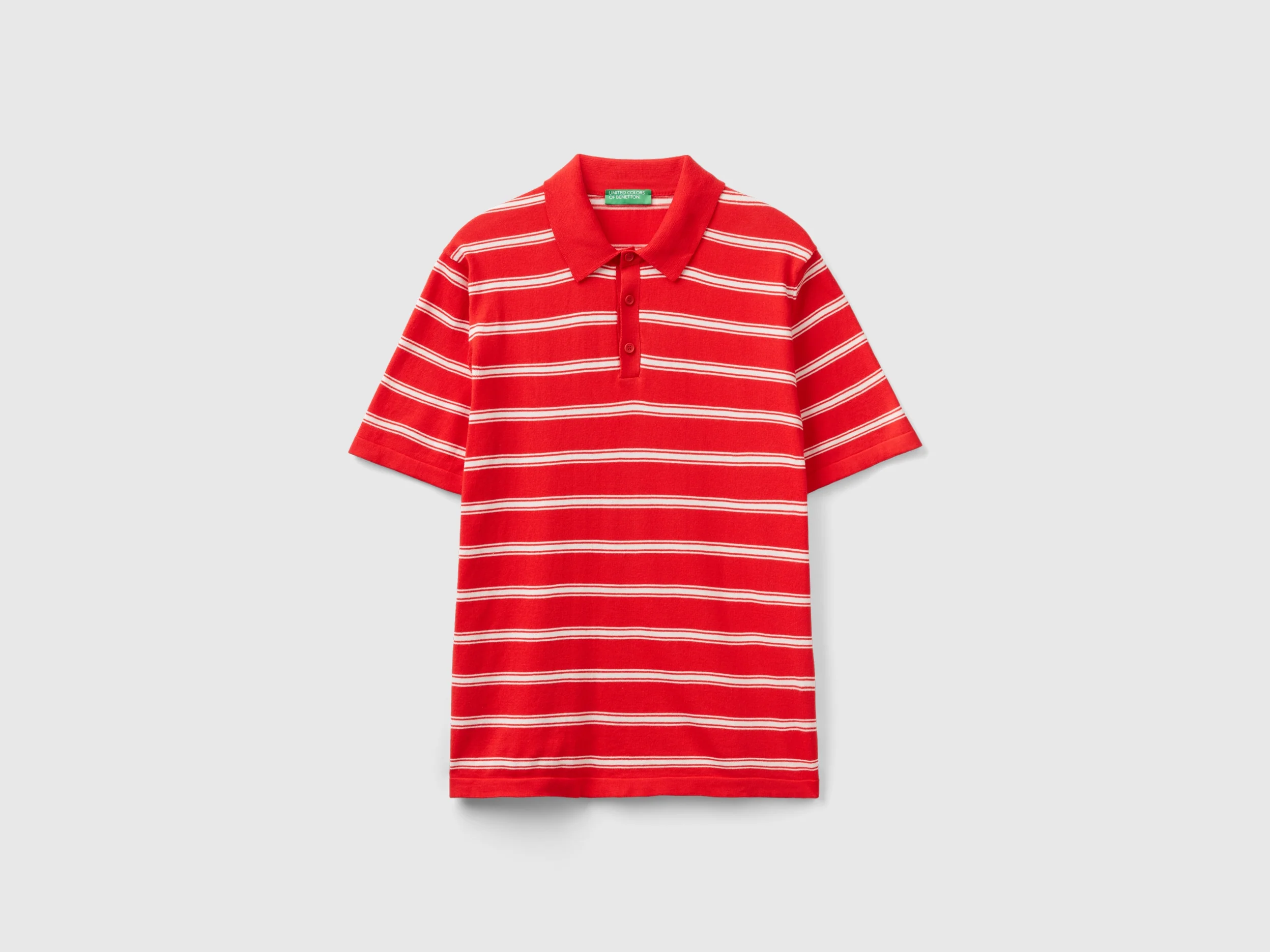 Polo in maglia a righe