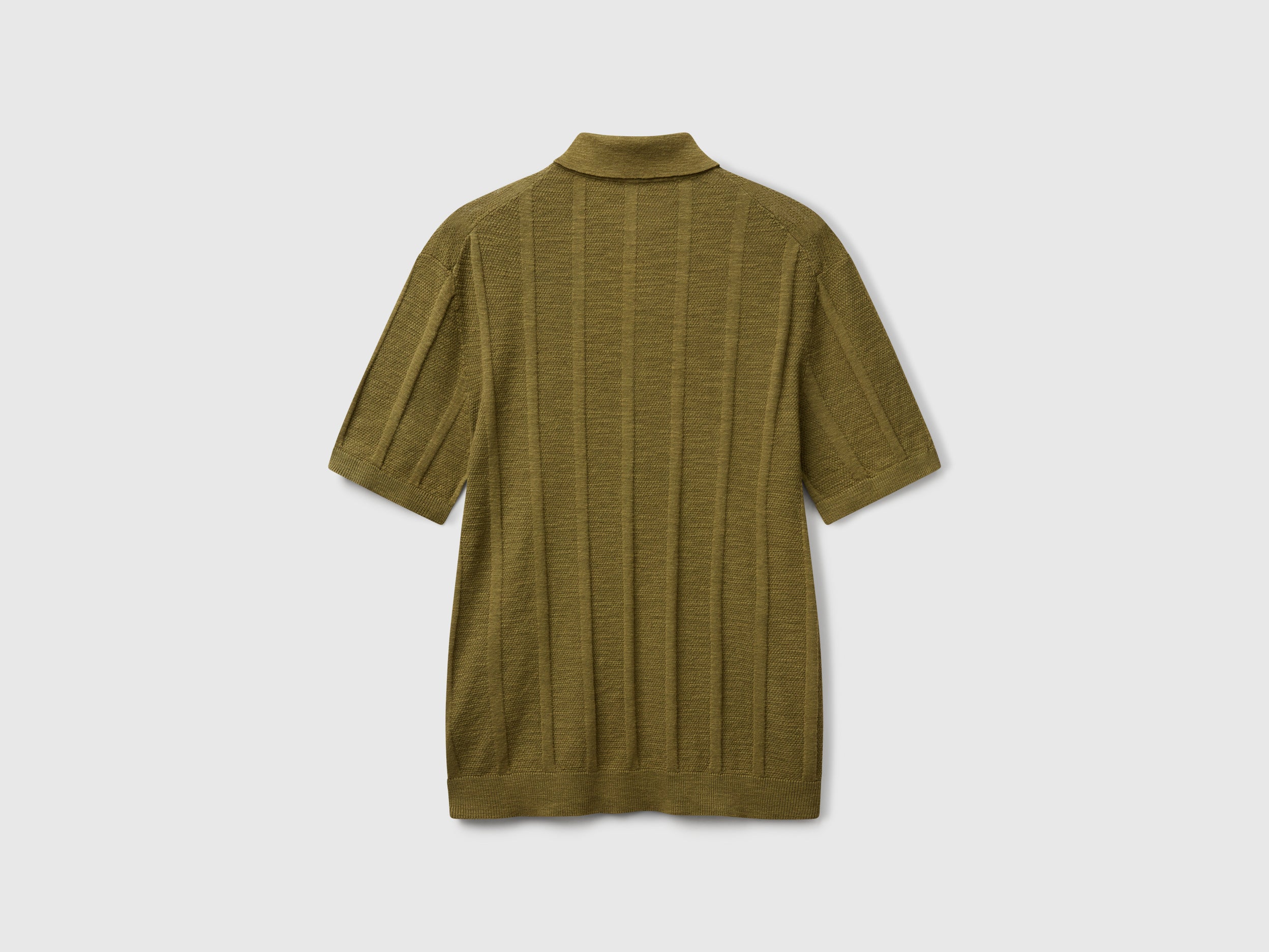 Polo in maglia di misto lino - Image 2