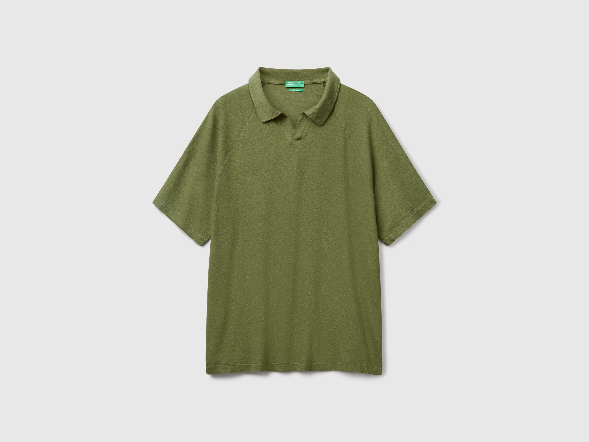 Polo in misto lino